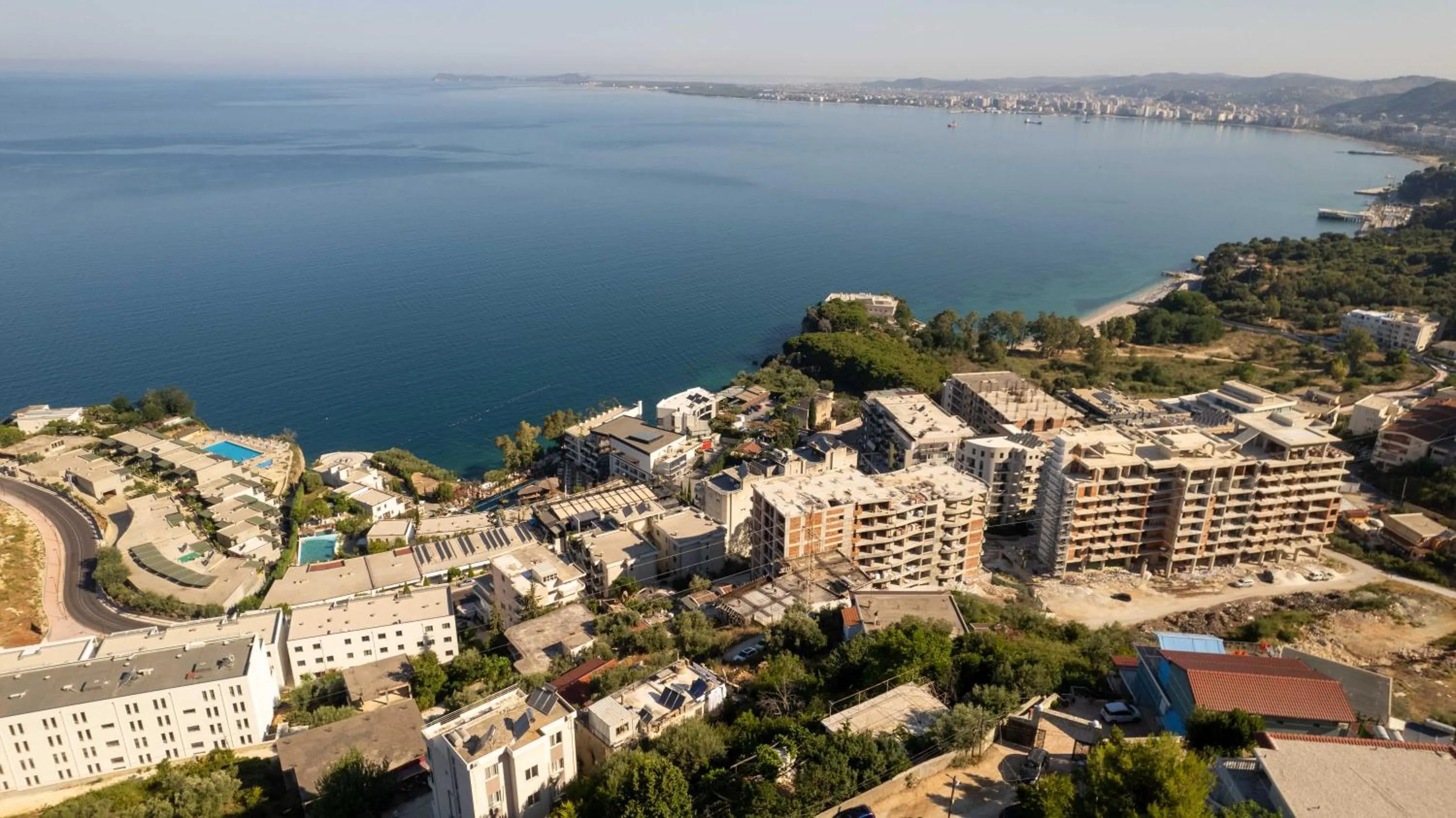 Bird's eye view in Hotel Ble Ble Vlore