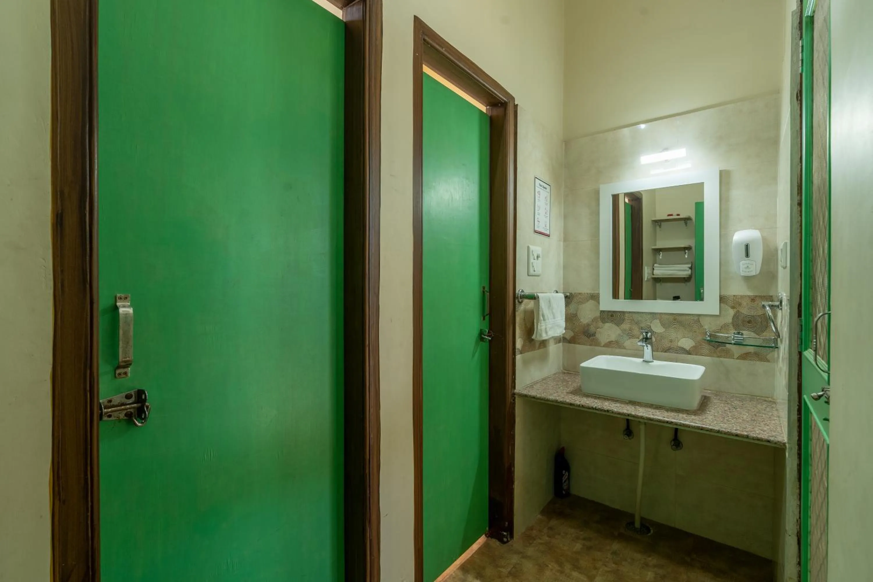 Shower in GiriSadan Organic Retreat & Experiences