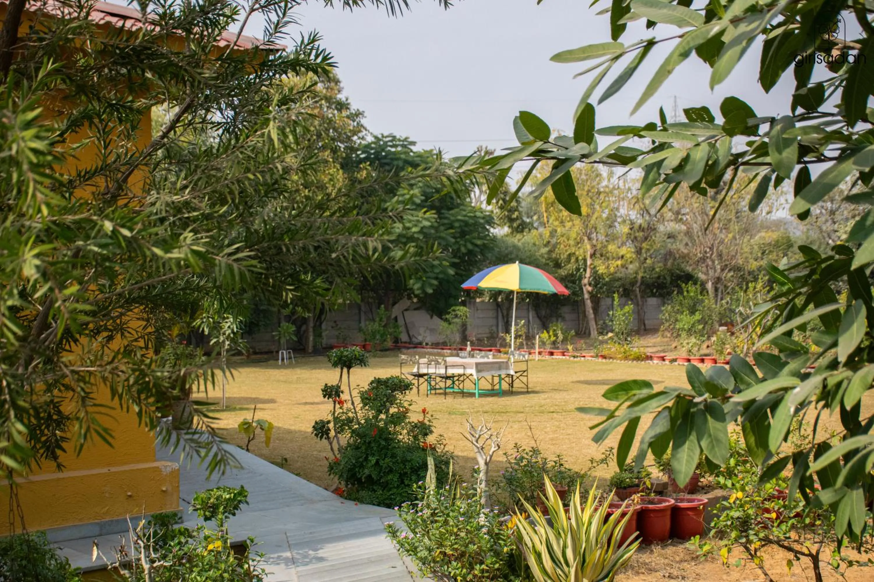 Natural landscape in GiriSadan Organic Retreat & Experiences