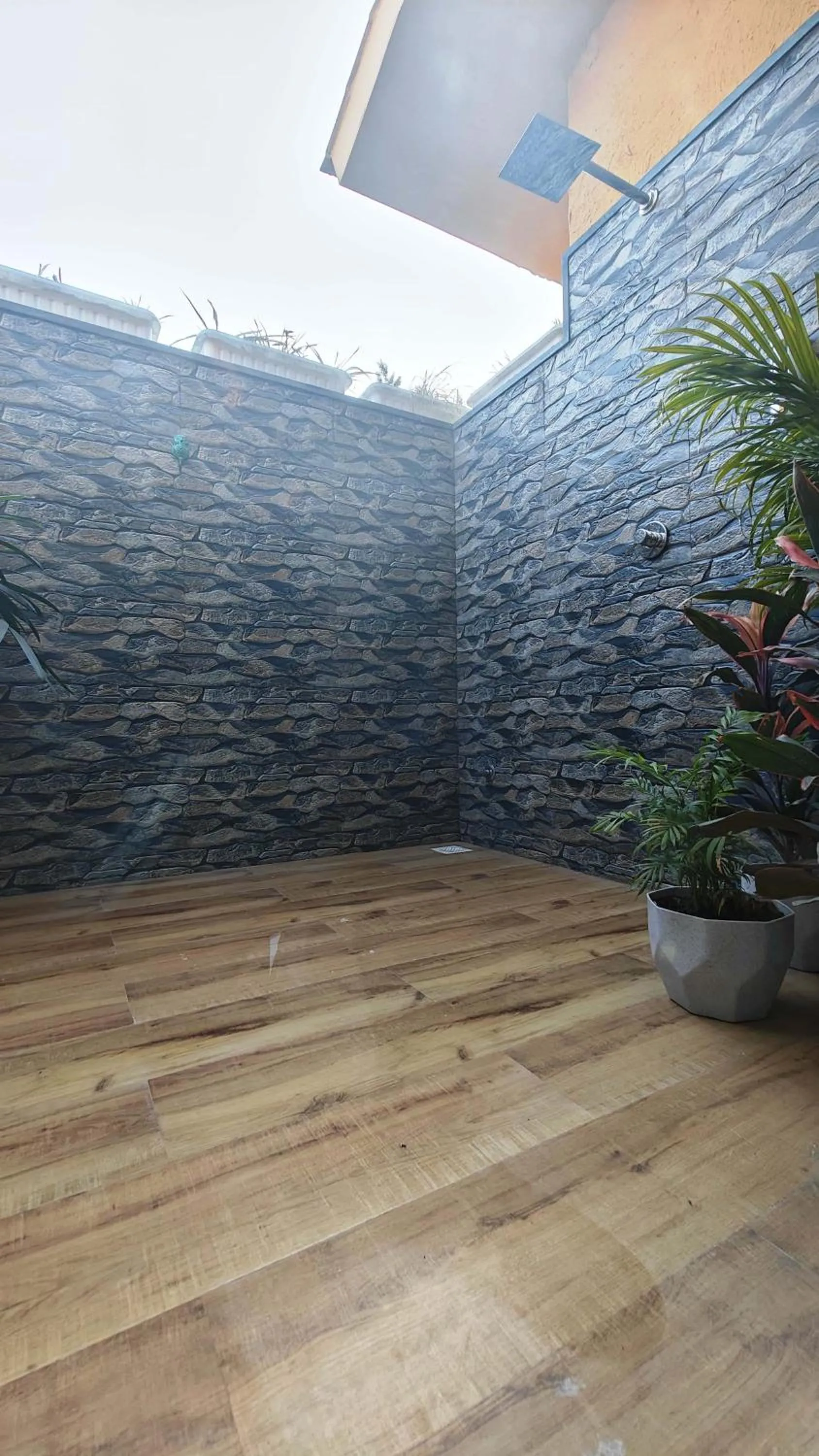 Shower in GiriSadan Organic Retreat & Experiences