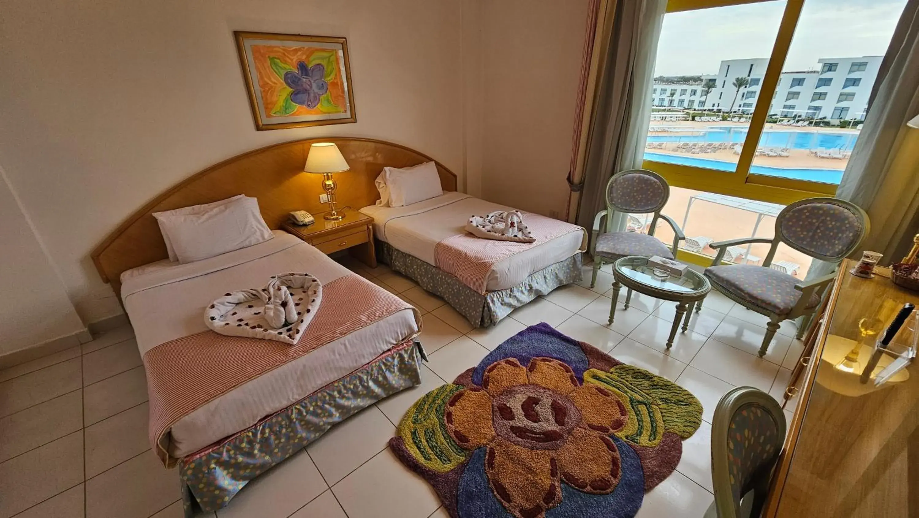 Double or Twin Room with Pool View in Amarina Sun Resort & Aqua Park Sharm El-Sheikh Double or Twin Room with Pool View in Amarina Sun Resort & Aqua Park Sharm El-Sheikh