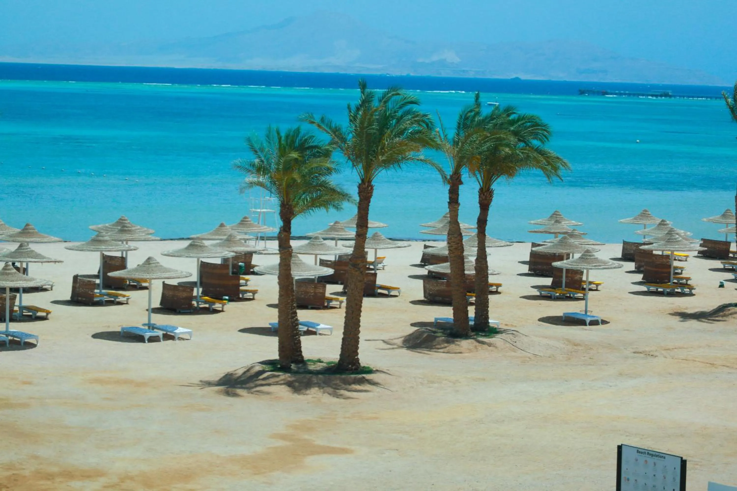 Beach in Amarina Sun Resort & Aqua Park Sharm El-Sheikh
