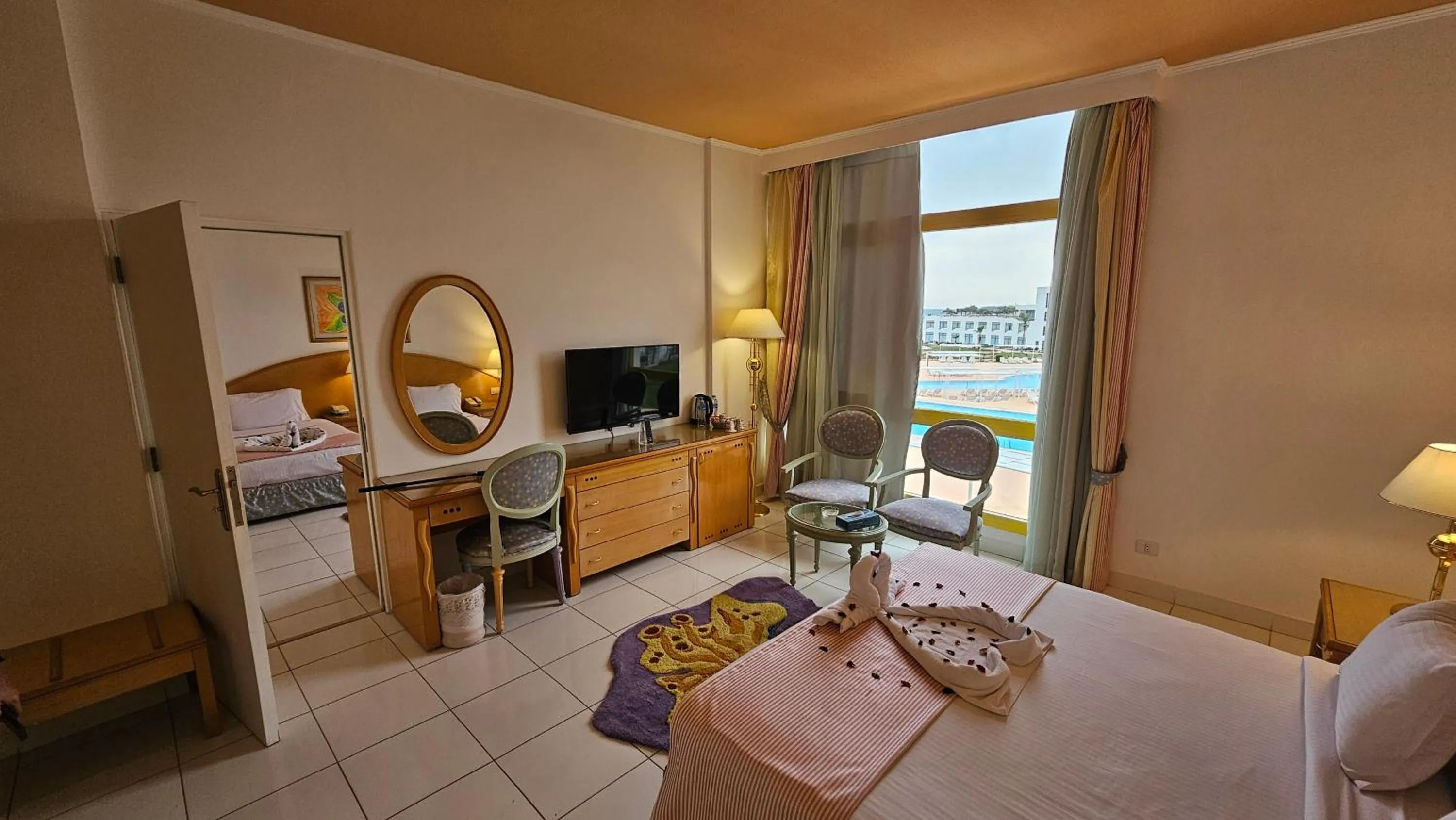 Bedroom, Bed in Amarina Sun Resort & Aqua Park Sharm El-Sheikh