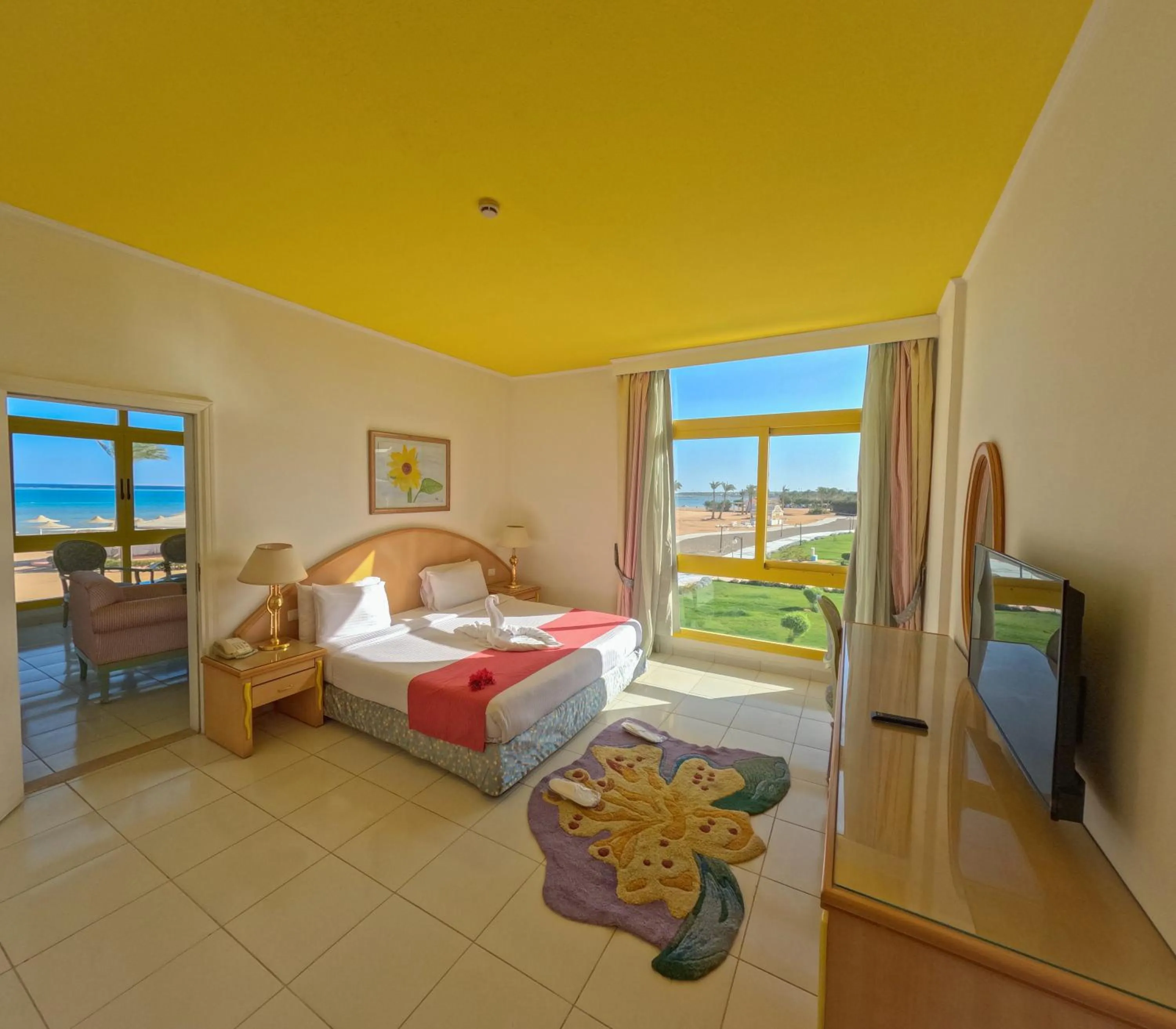 Bed in Amarina Sun Resort & Aqua Park Sharm El-Sheikh