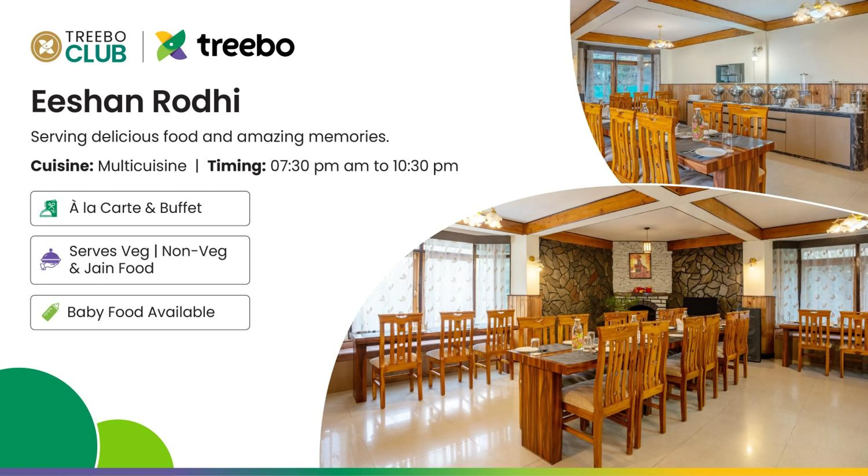 Restaurant/places to eat in Treebo Eeshan Rodhi Resort, Darjeeling