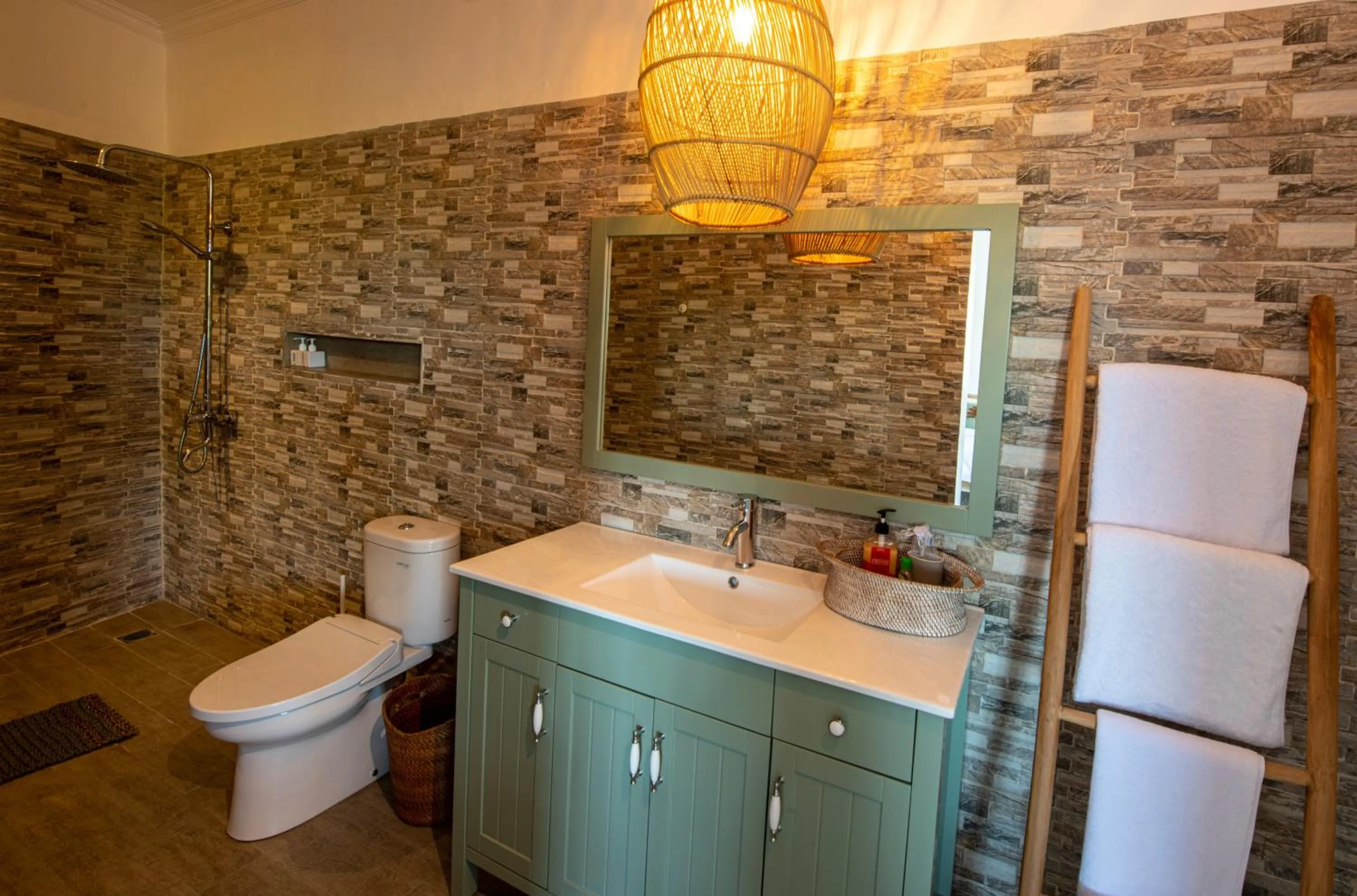 Shower in Keramas Moonlight Villa