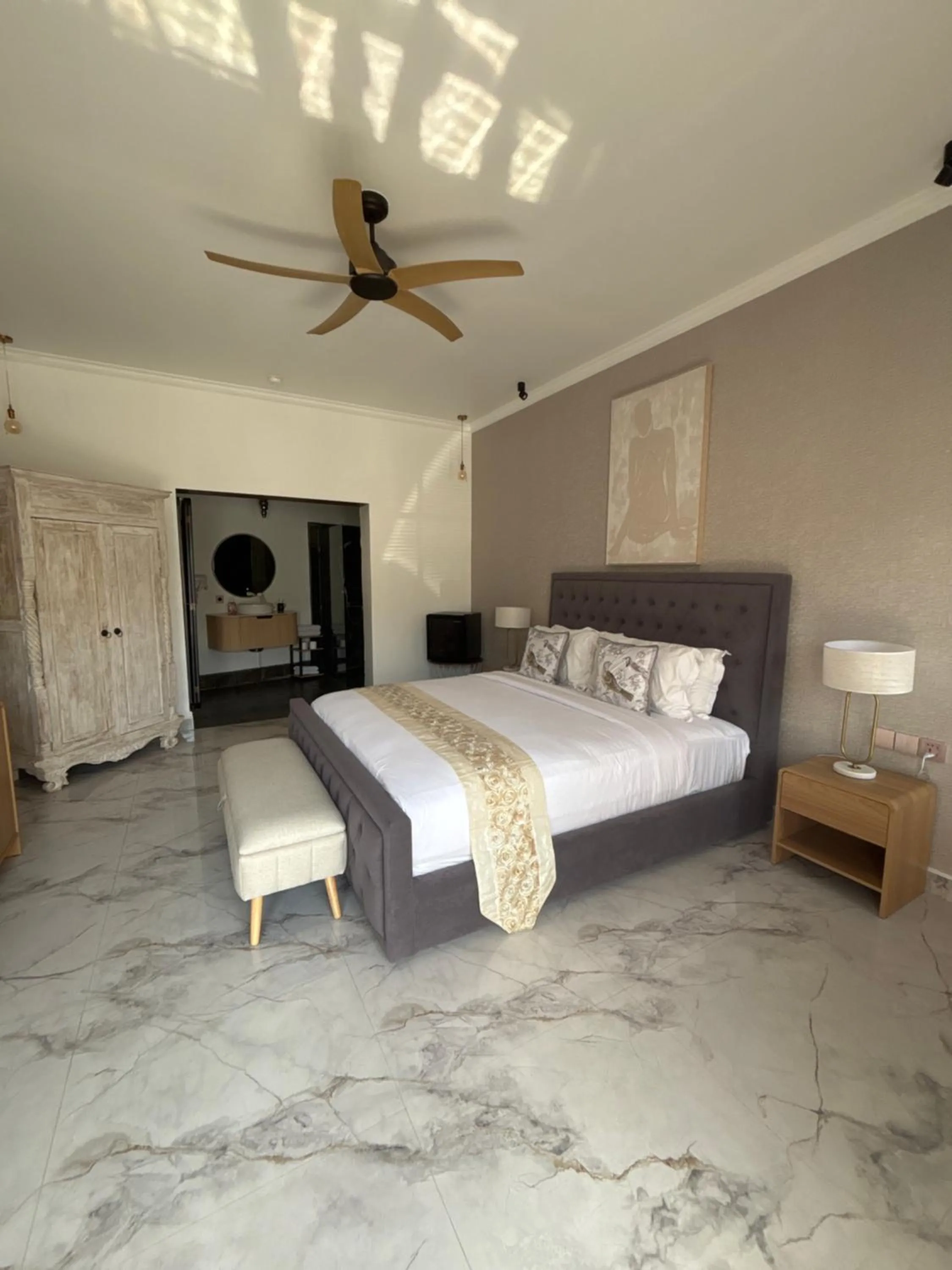 Bed in Keramas Moonlight Villa