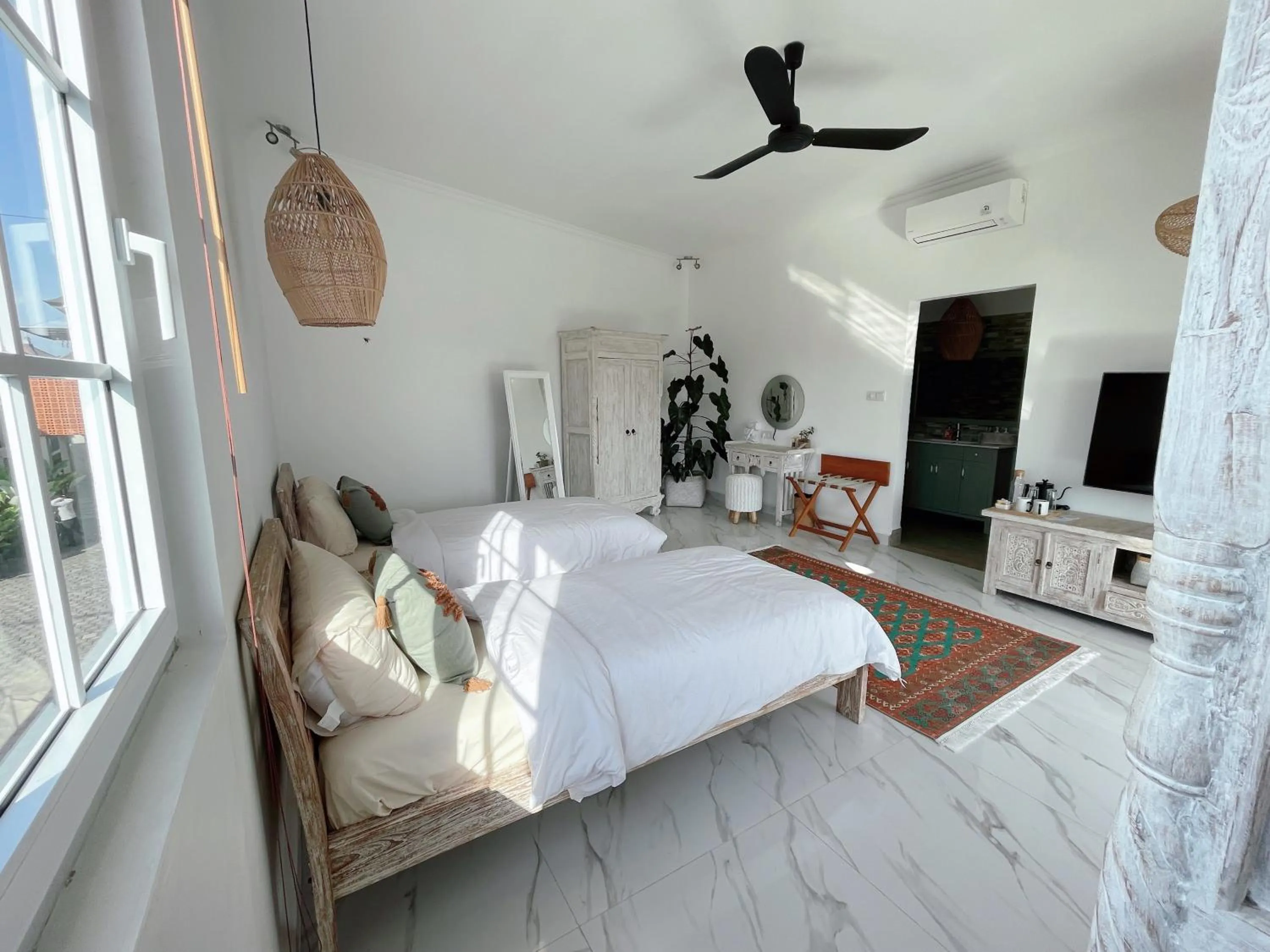 Bed in Keramas Moonlight Villa