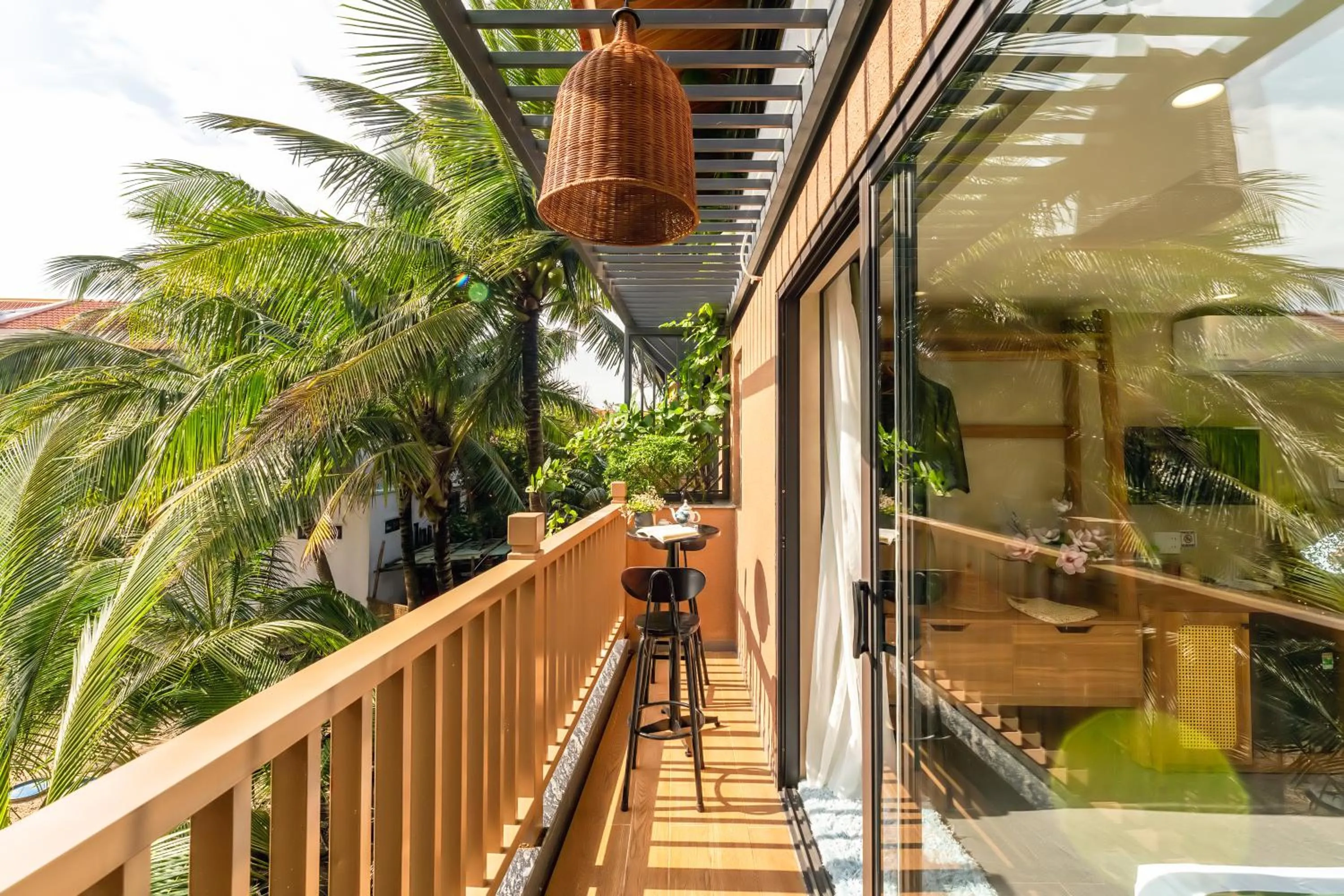 Balcony/Terrace in The Linh Seaside Villa Hoi An