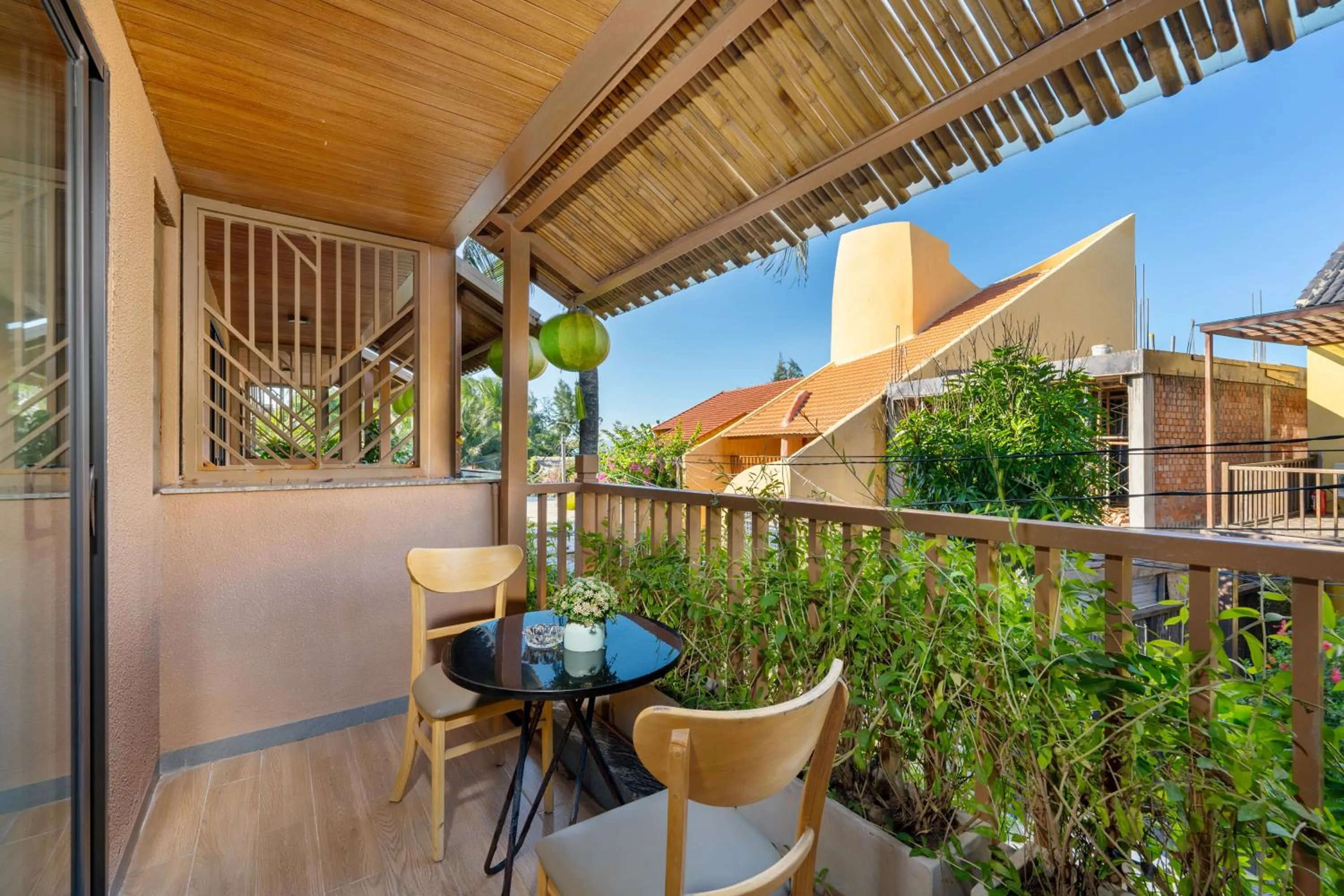 Balcony/Terrace in The Linh Seaside Villa Hoi An