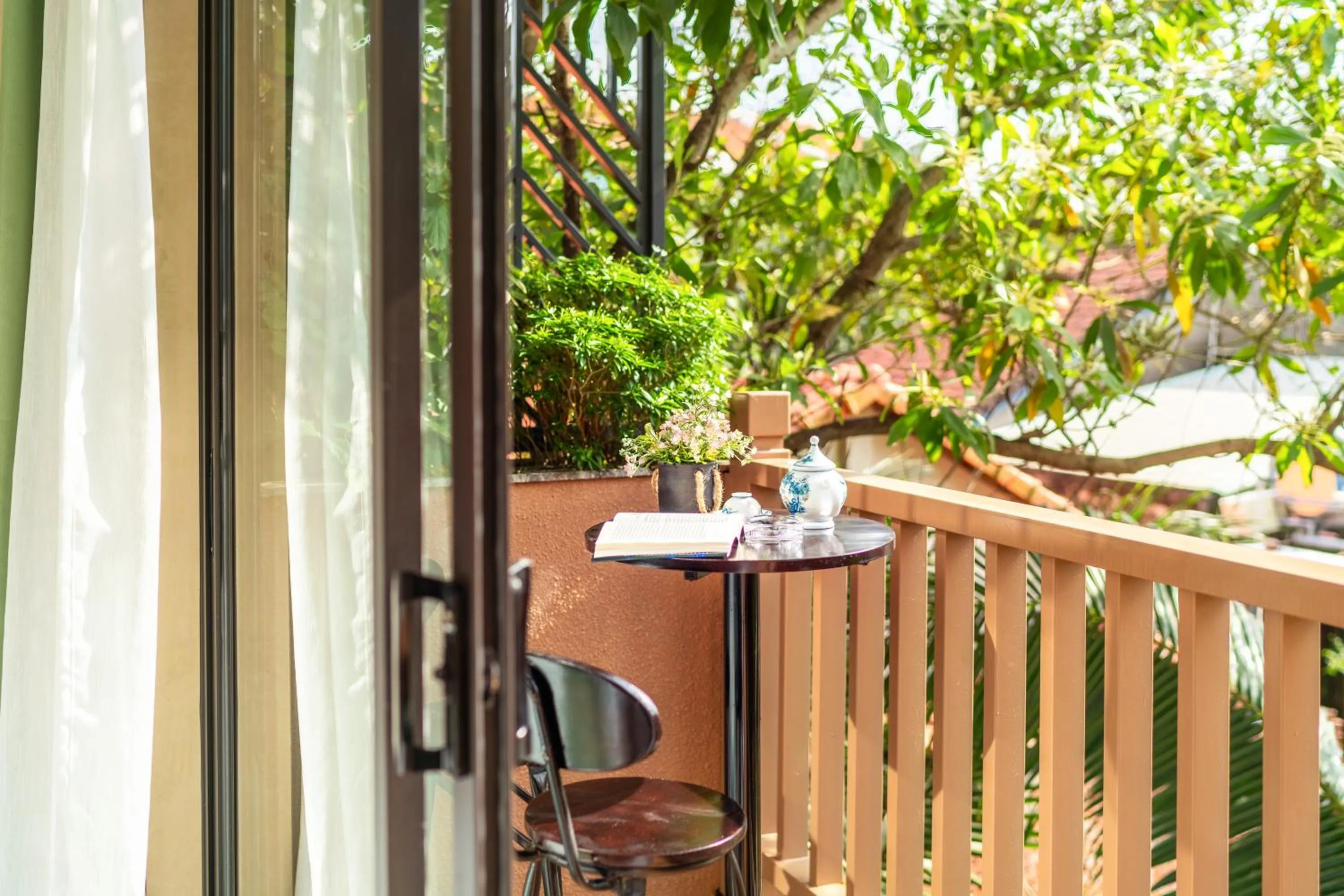 Balcony/Terrace in The Linh Seaside Villa Hoi An