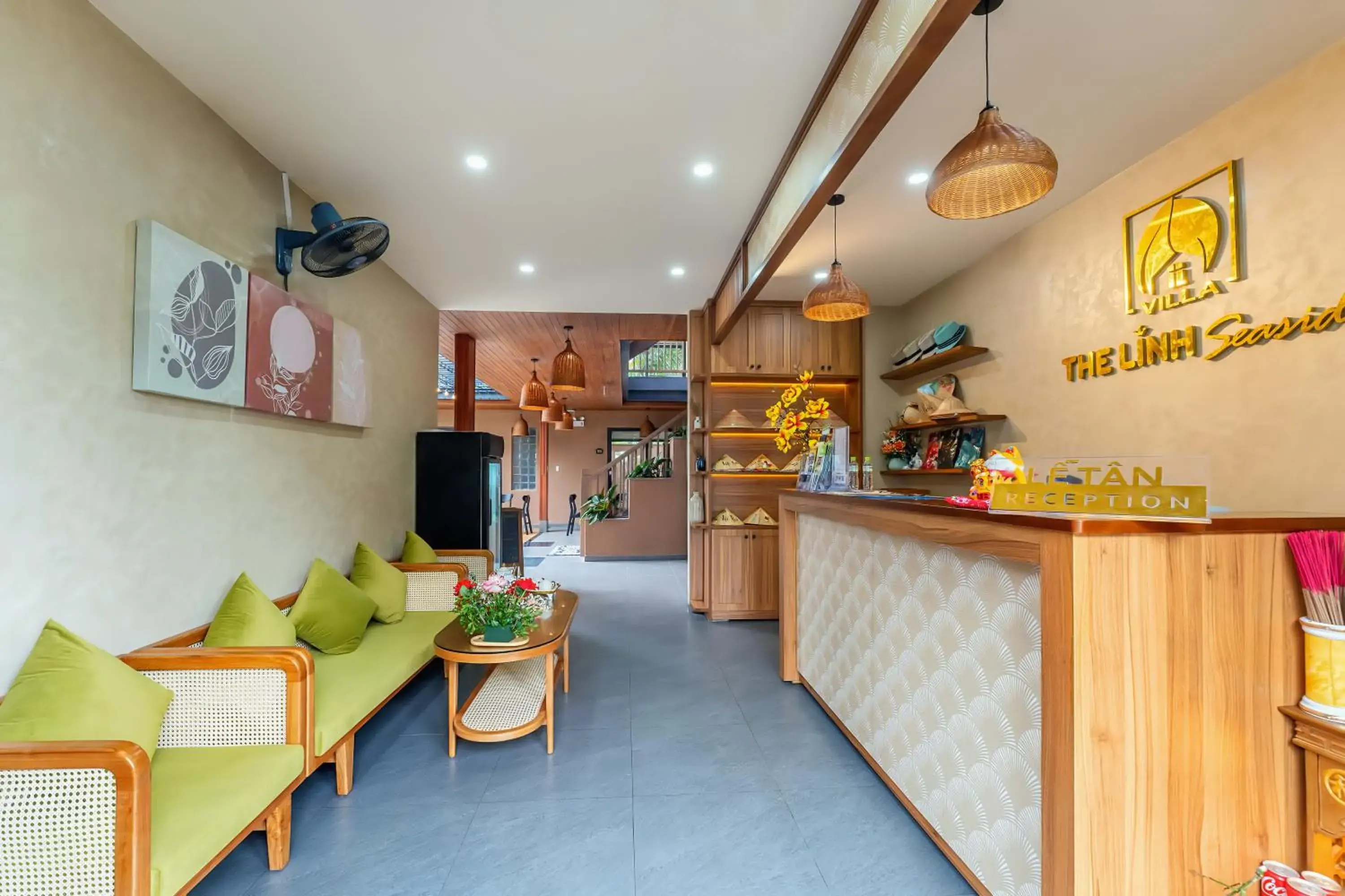 Lobby or reception in The Linh Seaside Villa Hoi An Lobby or reception in The Linh Seaside Villa Hoi An