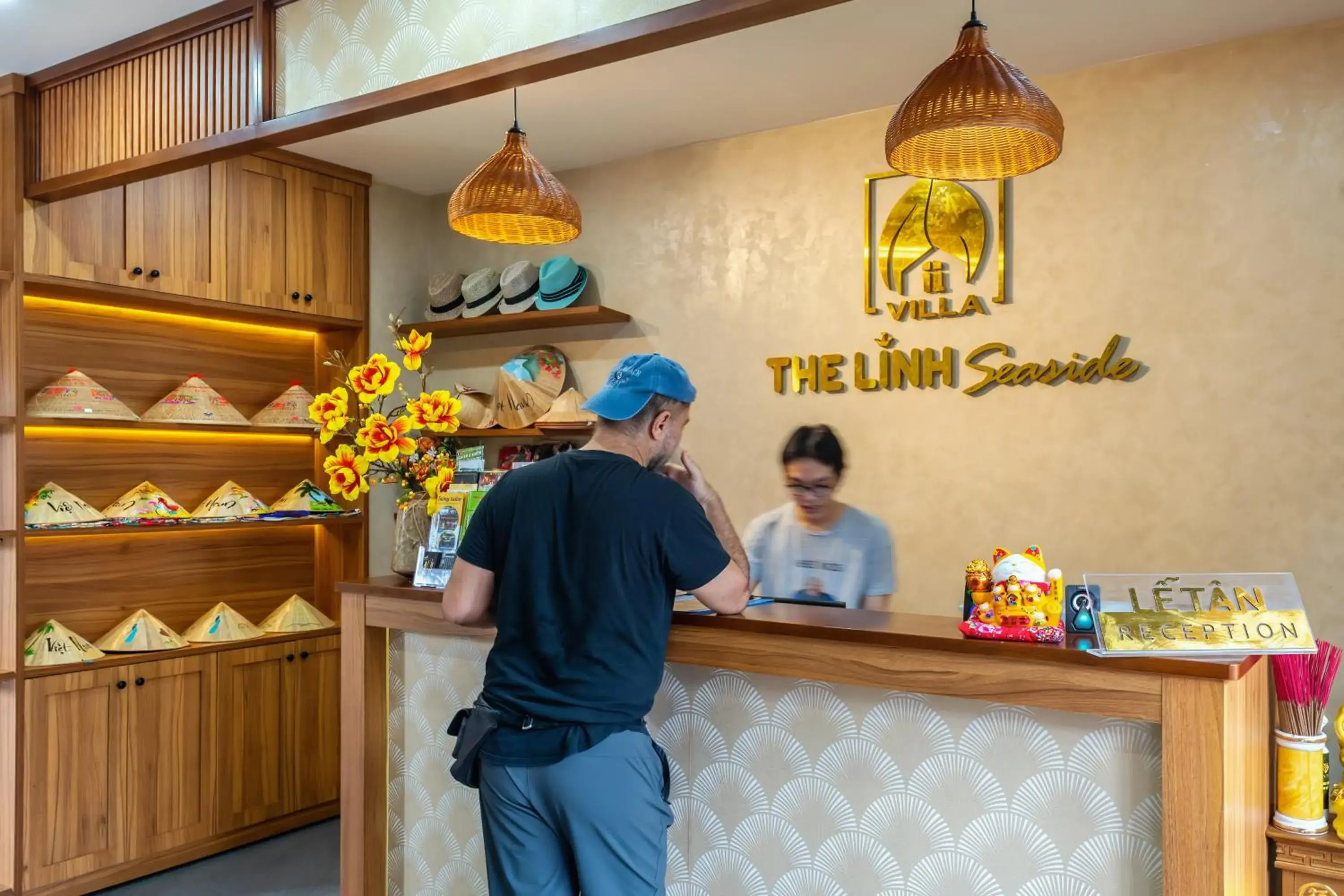 Lobby or reception in The Linh Seaside Villa Hoi An Lobby or reception in The Linh Seaside Villa Hoi An