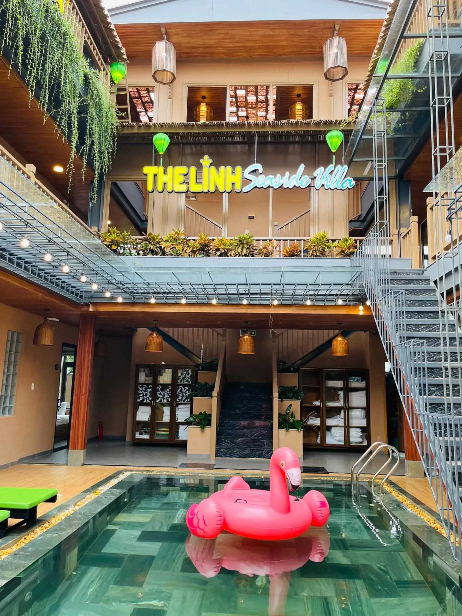 Swimming pool in The Linh Seaside Villa Hoi An Swimming pool in The Linh Seaside Villa Hoi An