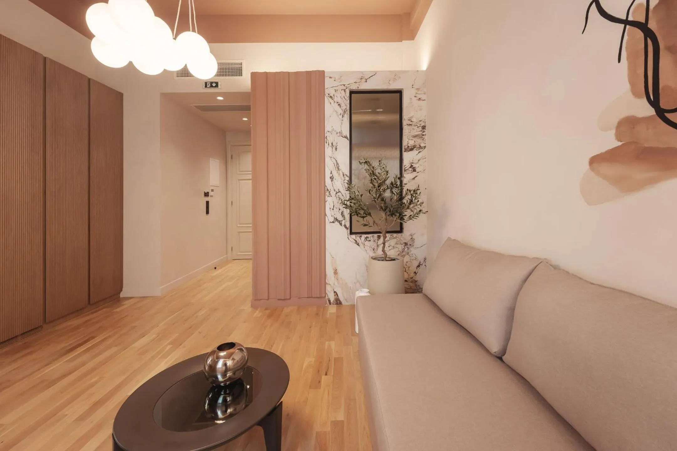 Seating area in Zenith Premium Suites