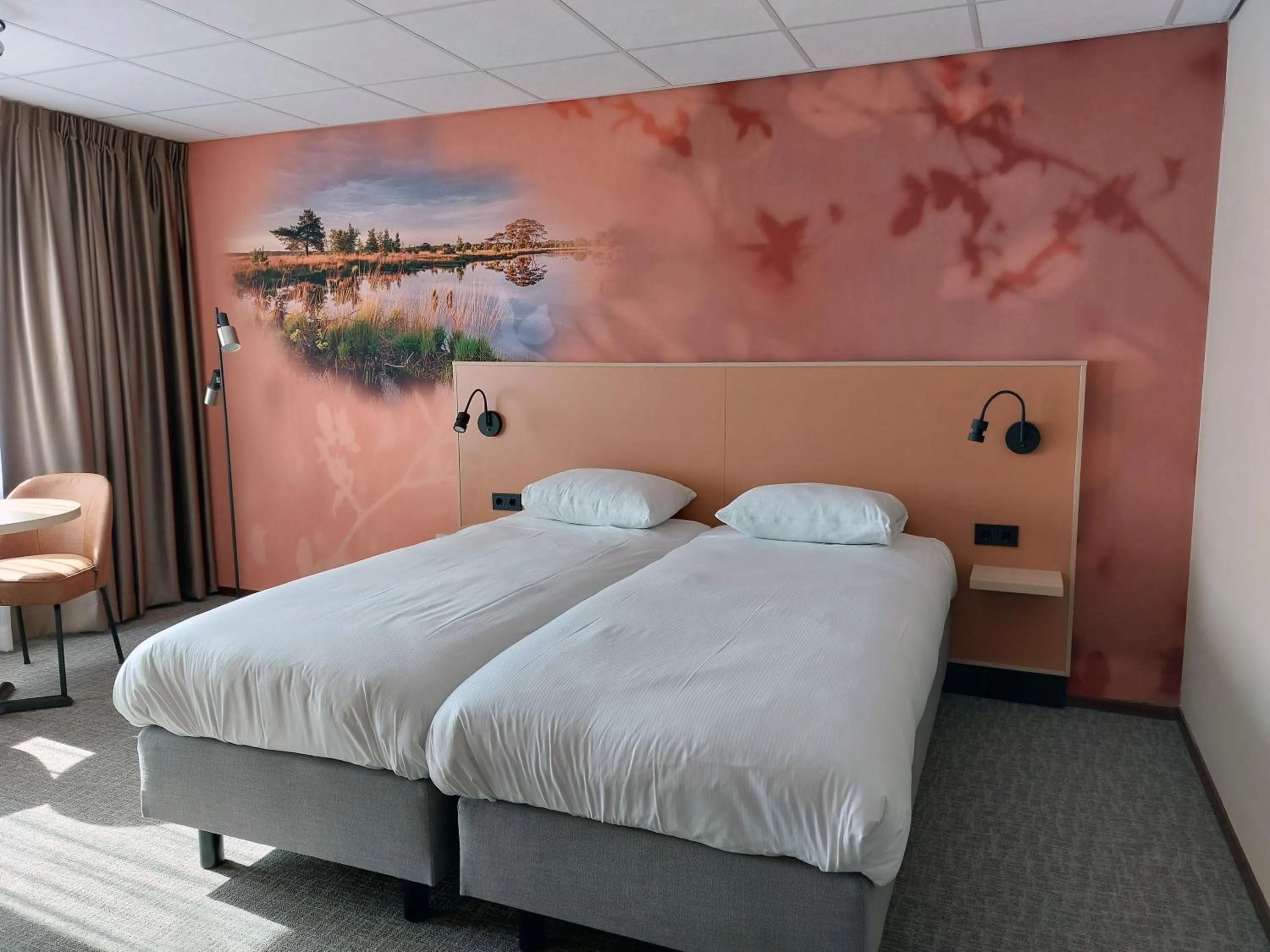 Bedroom, Bed in Fletcher Hotel-Restaurant de Borken