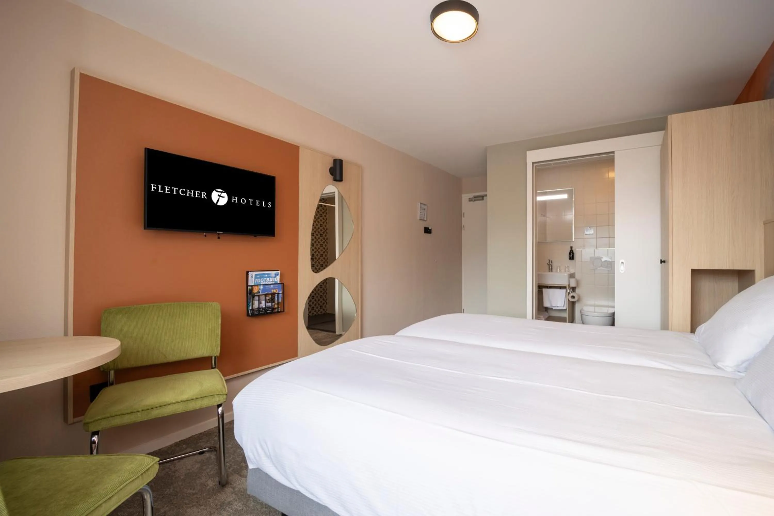 Bedroom, Bed in Fletcher Hotel-Restaurant de Borken