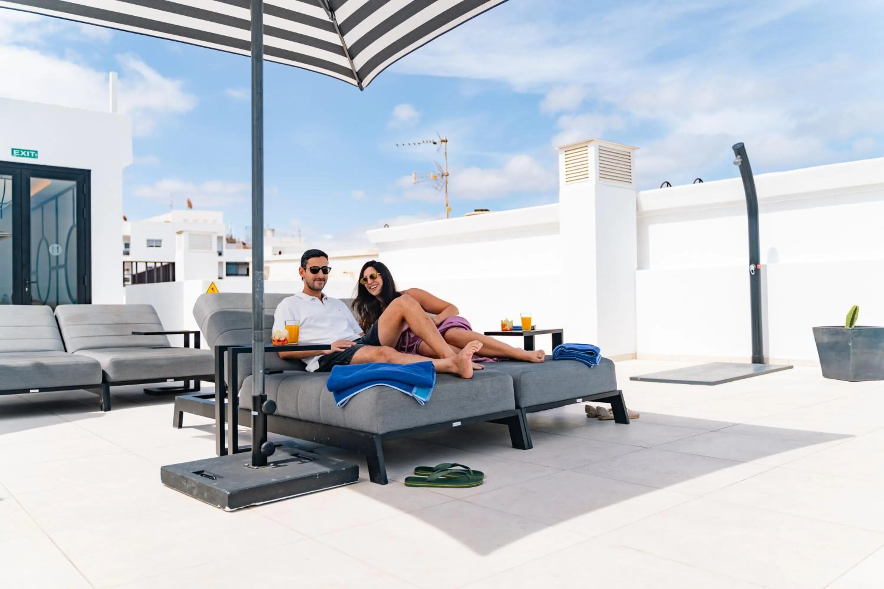 Shower in Blue Marina Suites - Boutique Apartments