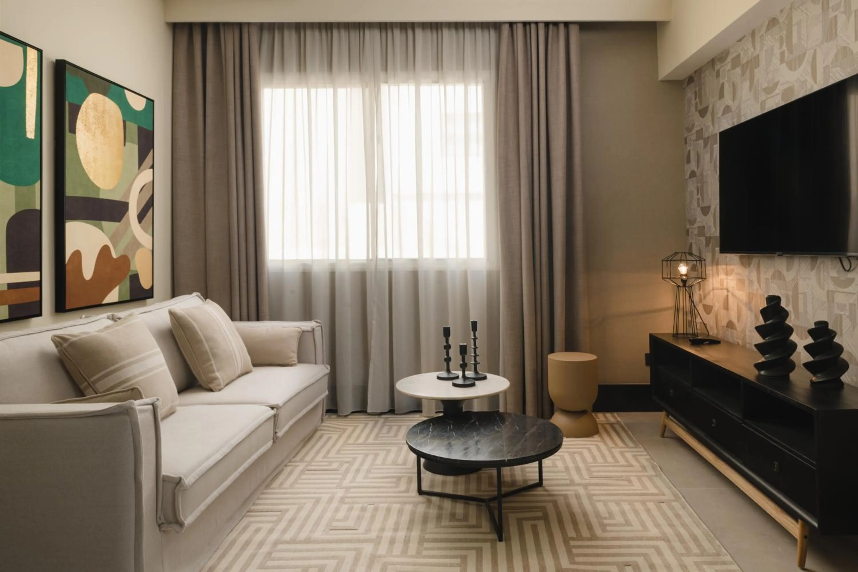 Living room in Blue Marina Suites - Boutique Apartments