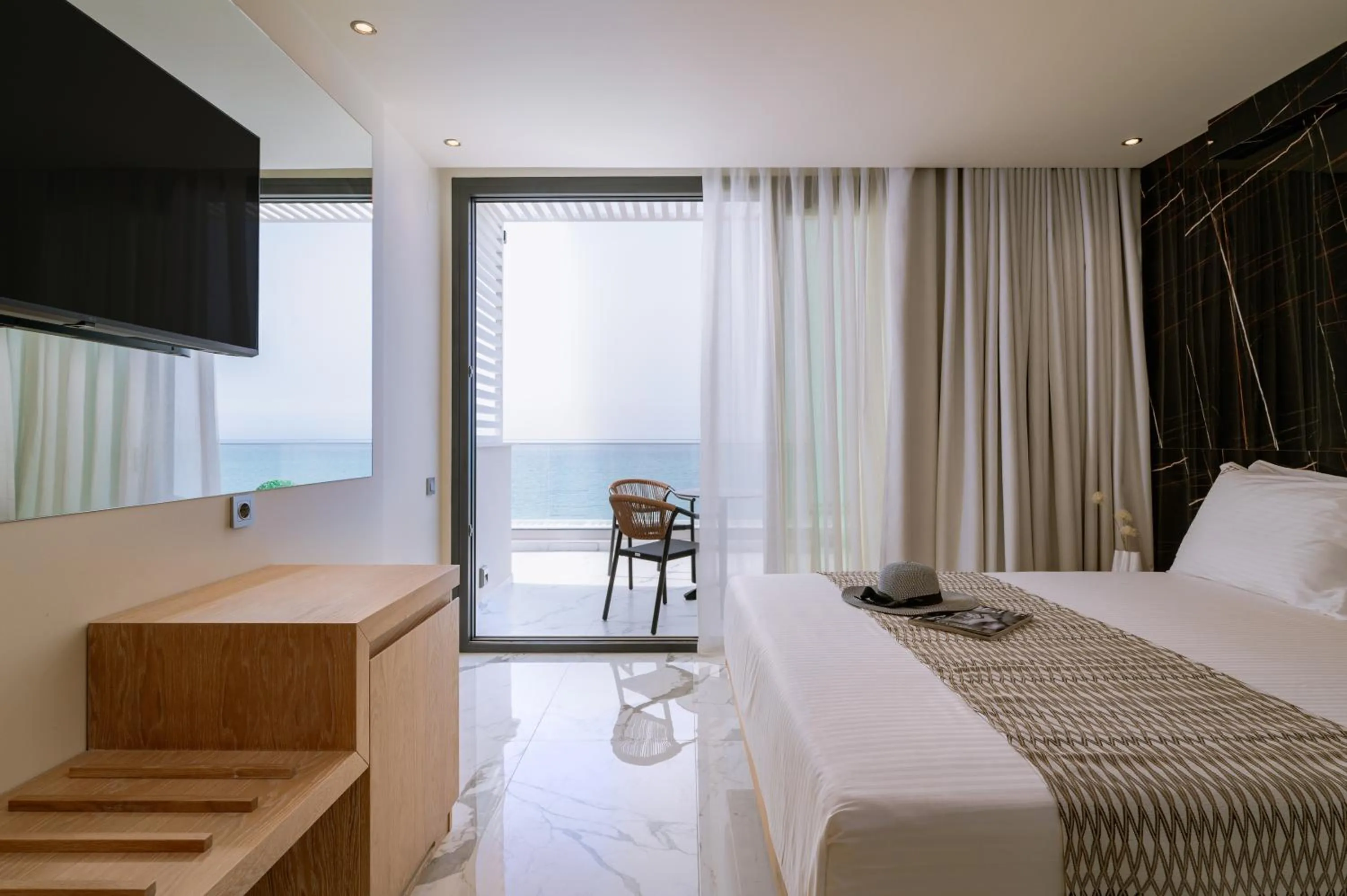 Bed in ZEST THASSOS LUXURY RETREAT