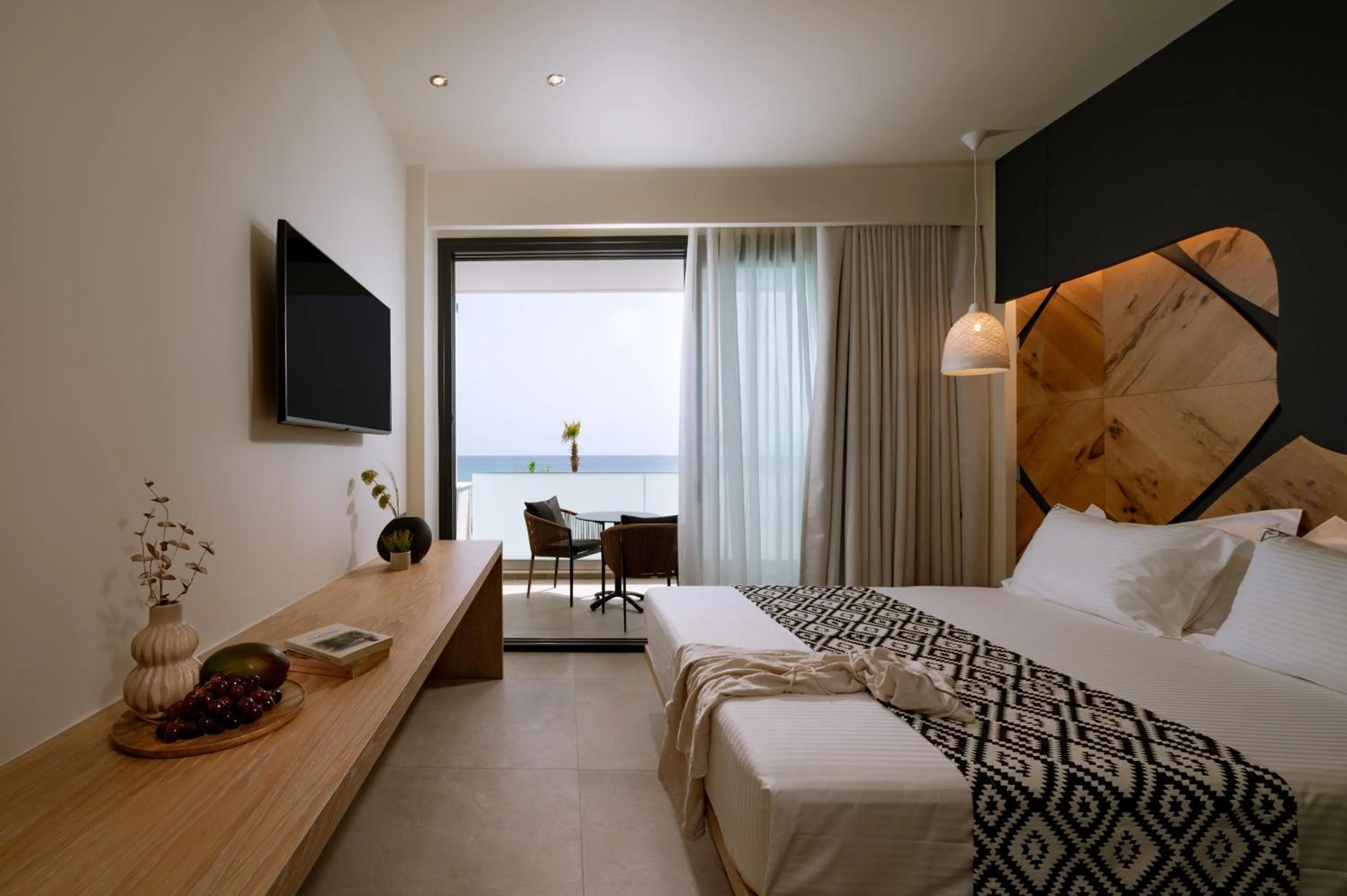 Bed in ZEST THASSOS LUXURY RETREAT