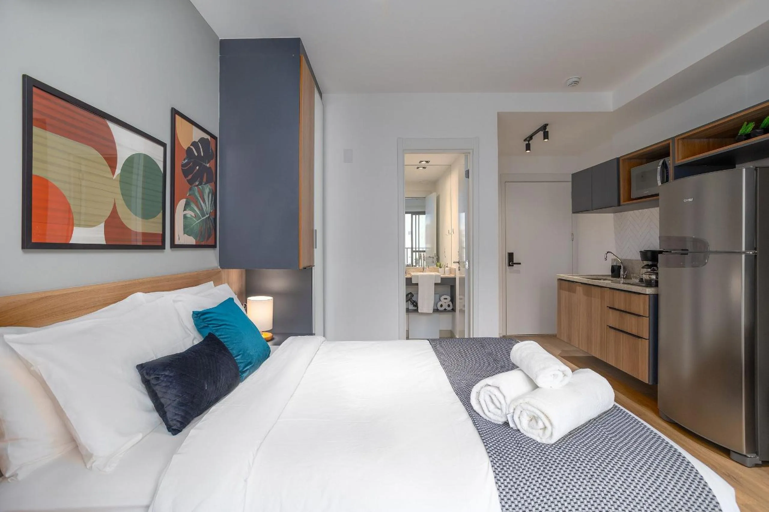 Bedroom, Bed in Atmosfera Brooklin