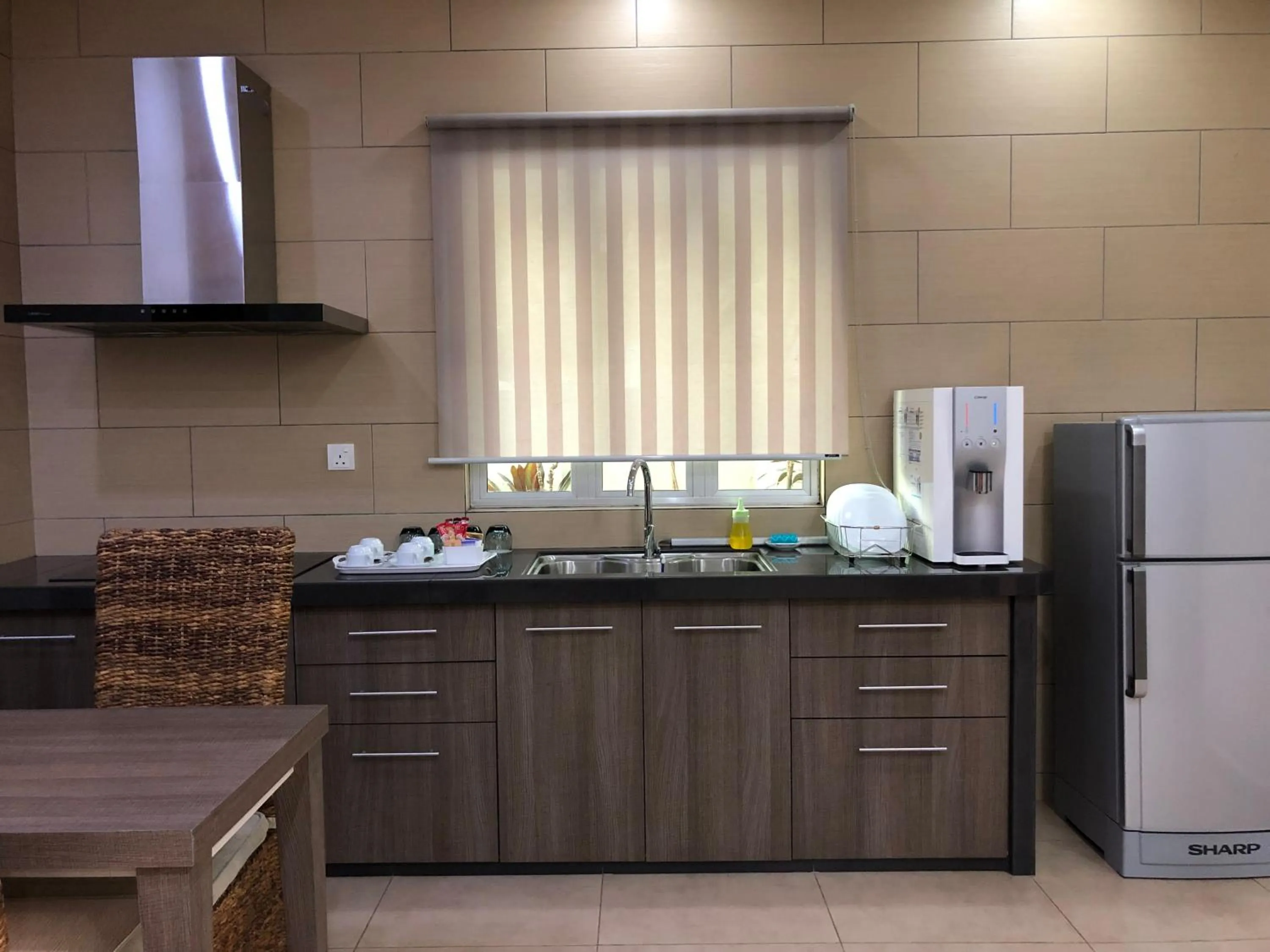 Kitchen or kitchenette in Fuuka Villa