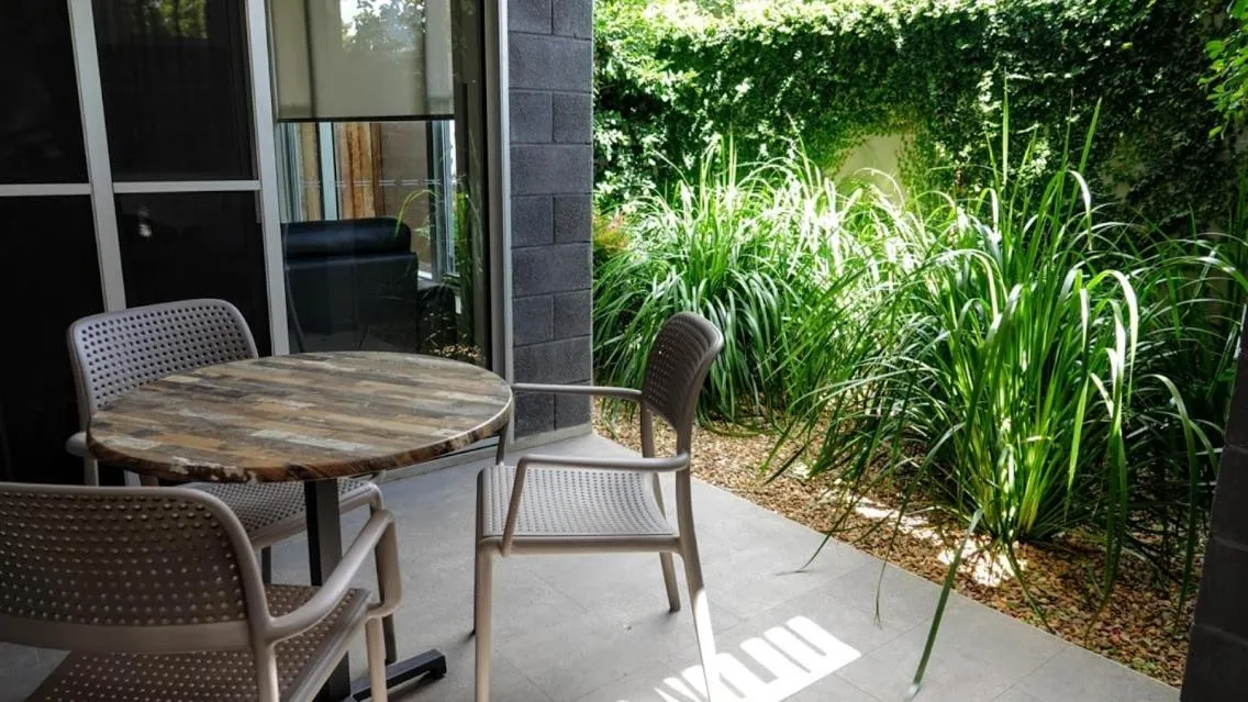 Inner courtyard view in Laguna Serviced Apartments