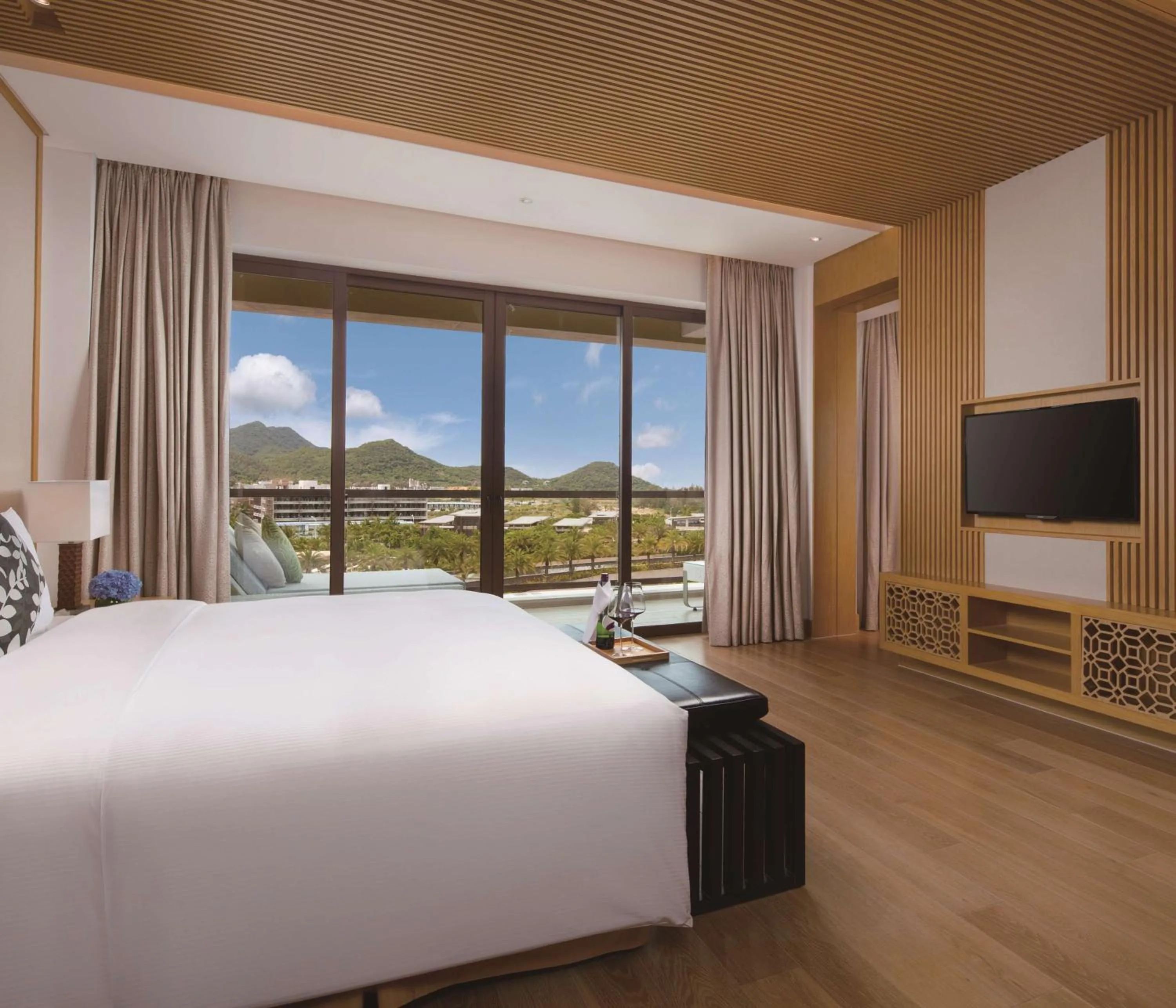 Bedroom, Bed in Sanya Yazhou Bay Resort Curio Collection by Hilton