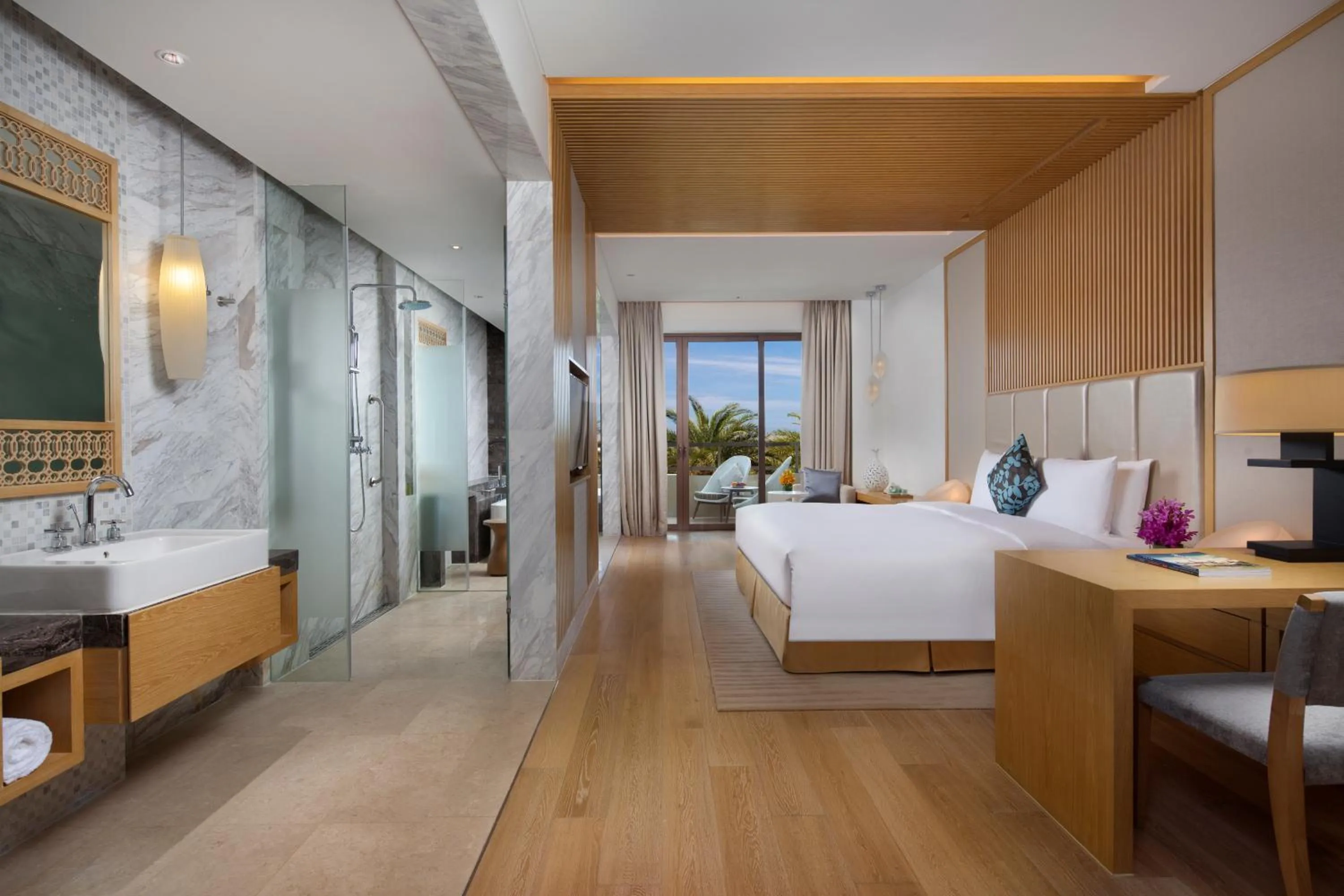 Bed in Sanya Yazhou Bay Resort Curio Collection by Hilton