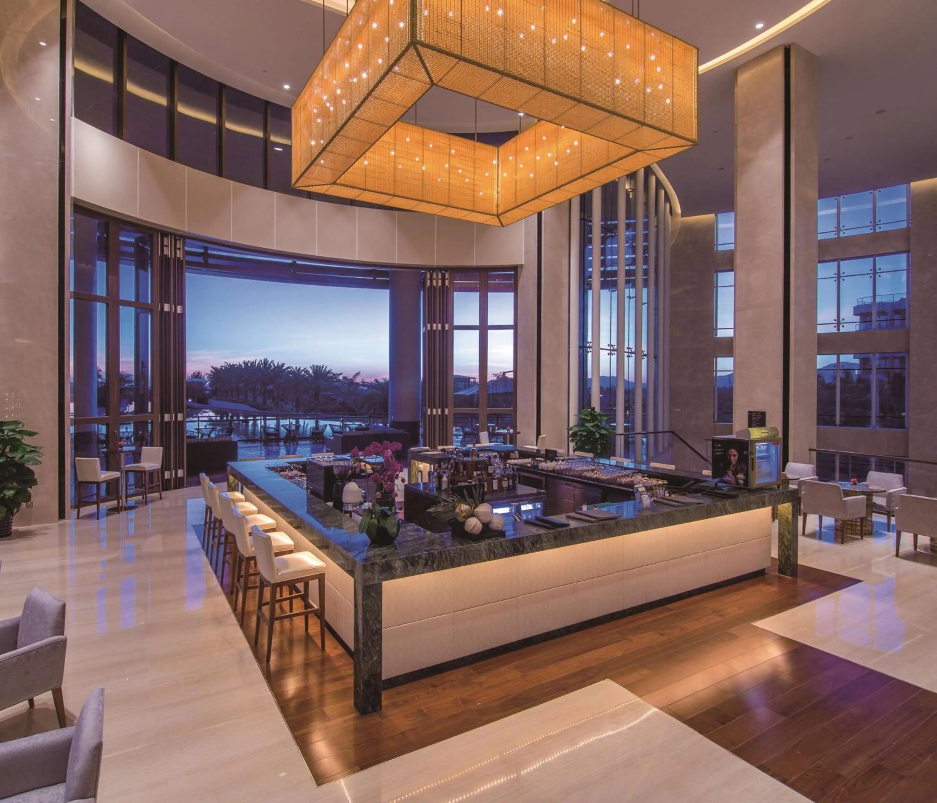 Lobby or reception, Restaurant/Places to Eat in Sanya Yazhou Bay Resort Curio Collection by Hilton