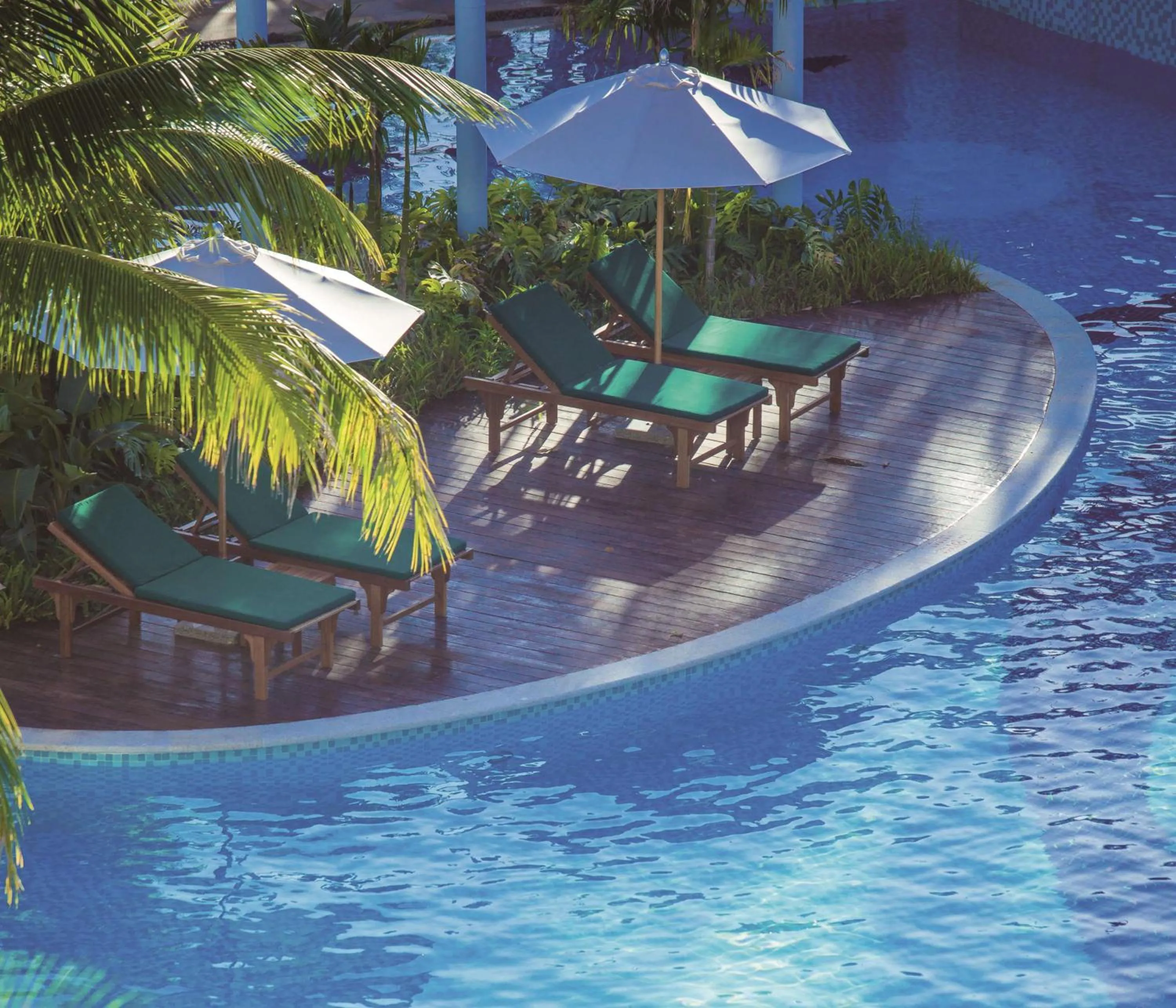 Pool view, Swimming Pool in Sanya Yazhou Bay Resort Curio Collection by Hilton
