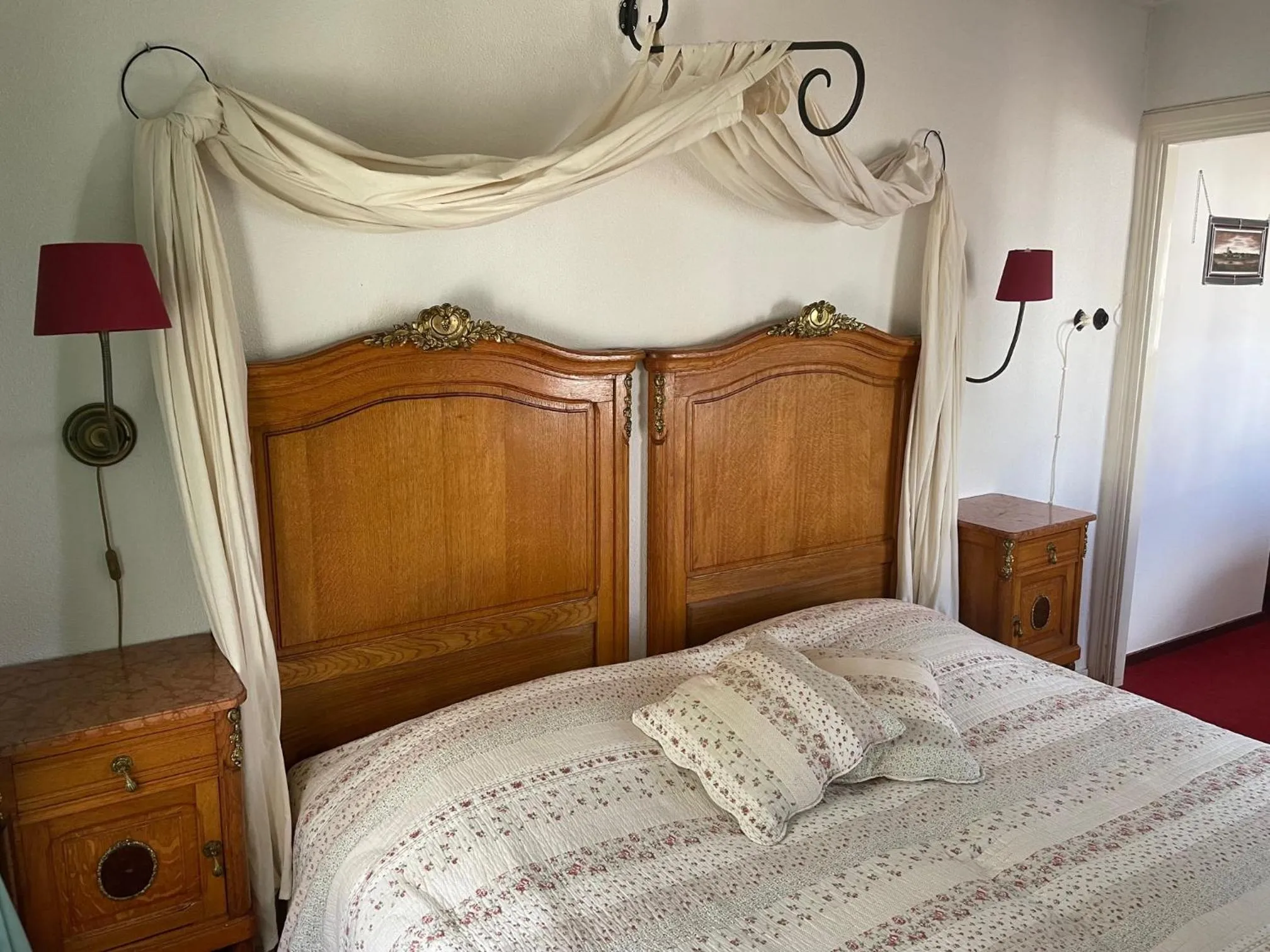 Bed in Hanzestadslogement "De Leeuw", logies in het centrum van Deventer