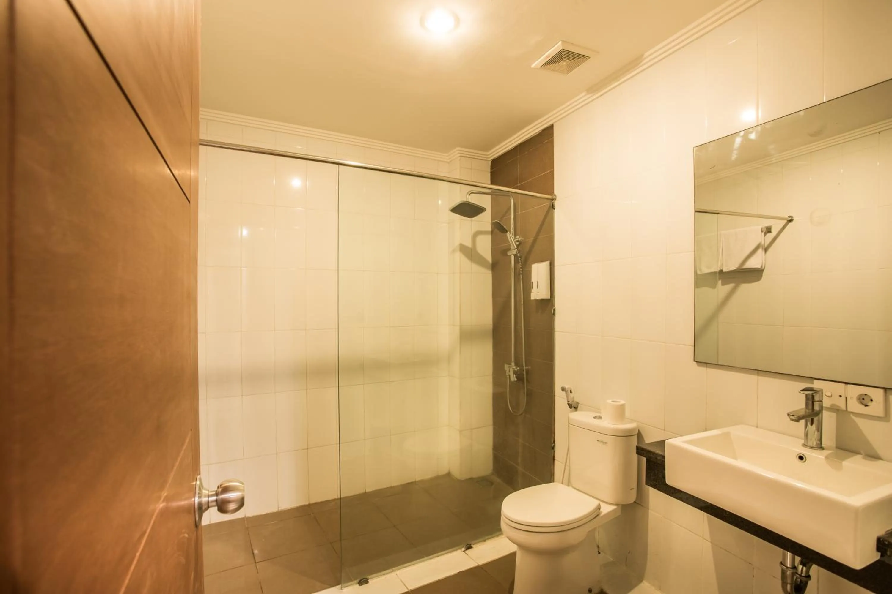 Shower in Svarna Hotel