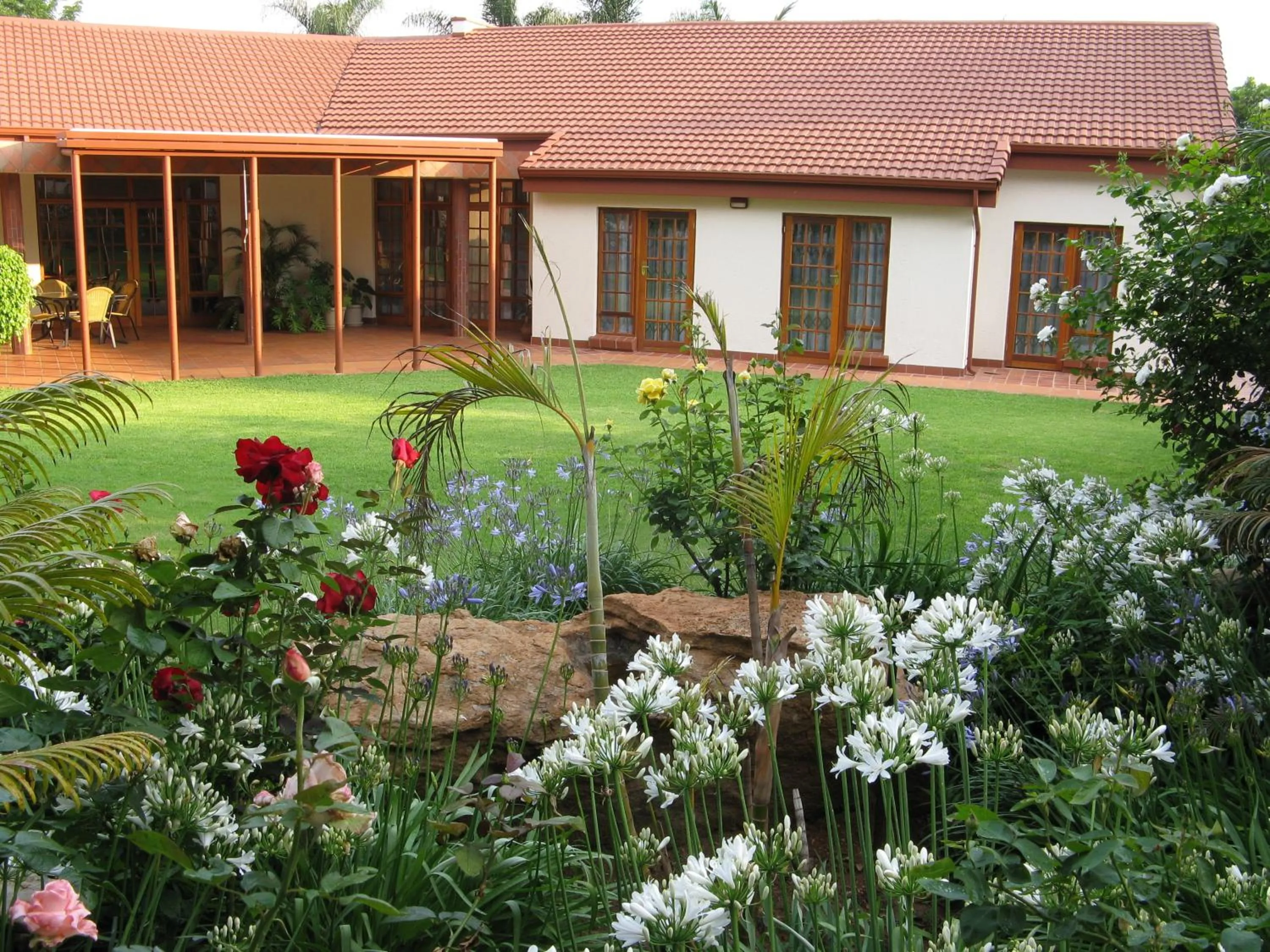 Garden in Touraco Guesthouse
