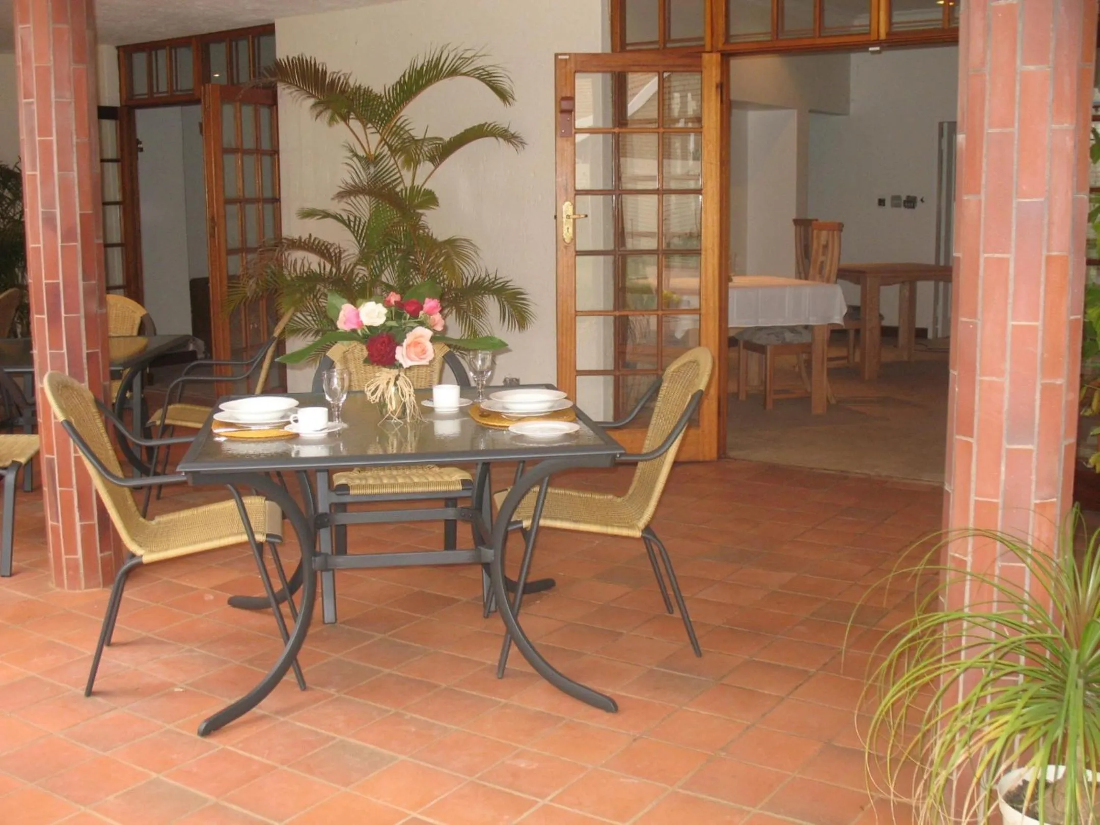 Patio in Touraco Guesthouse