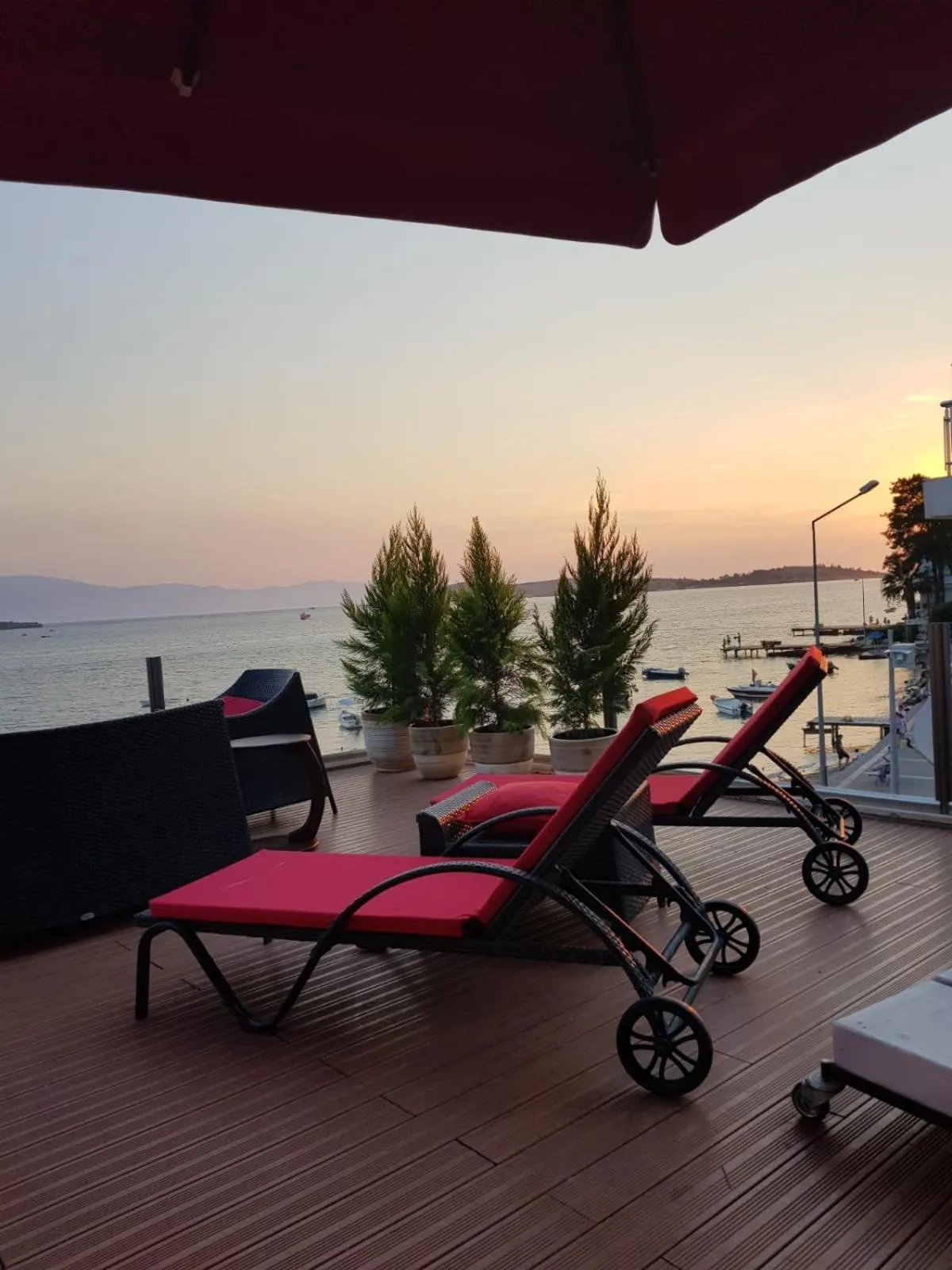 Balcony/Terrace in Foca Antik Otel