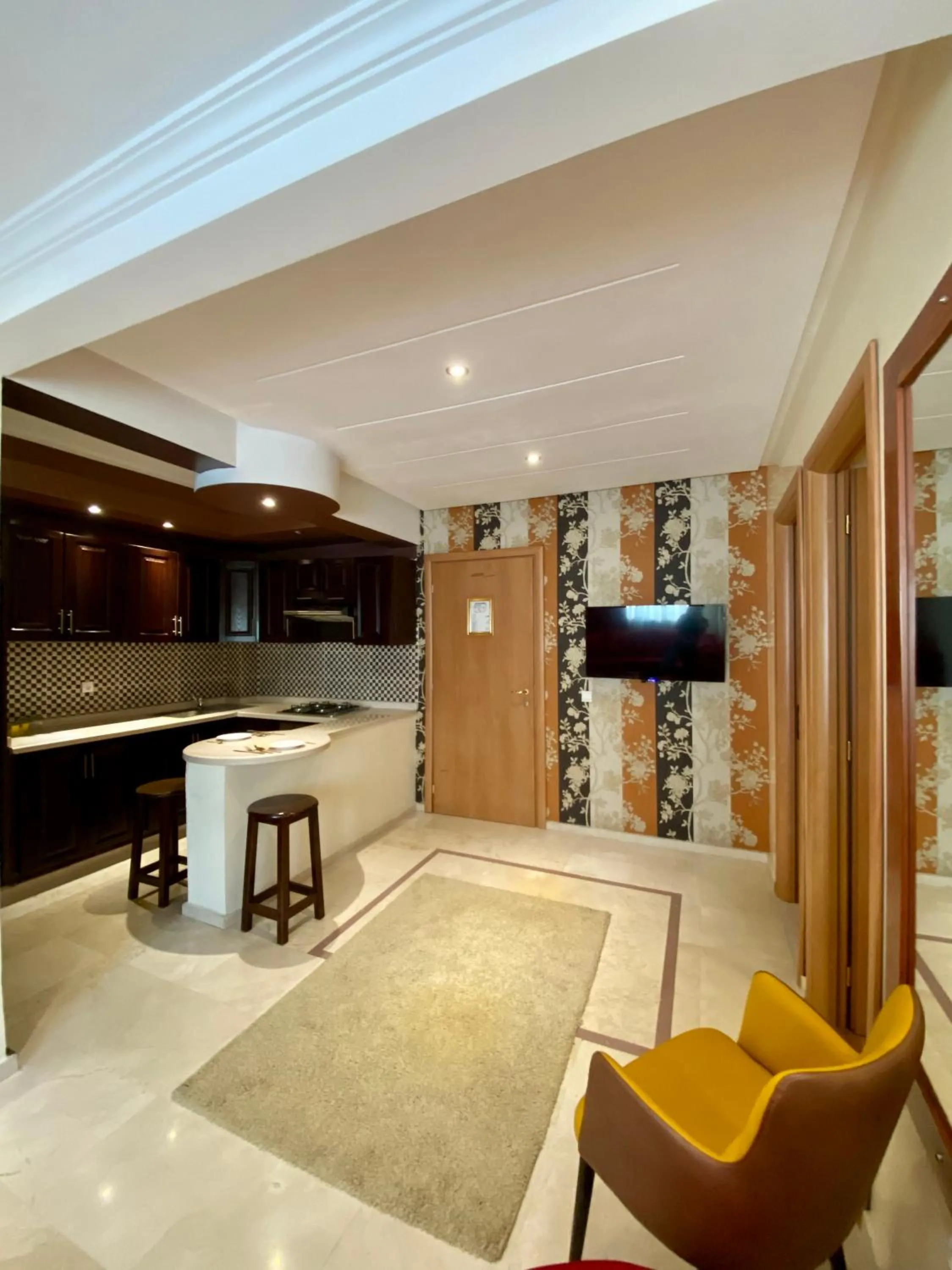 TV and multimedia in Appart Hôtel Oleandro