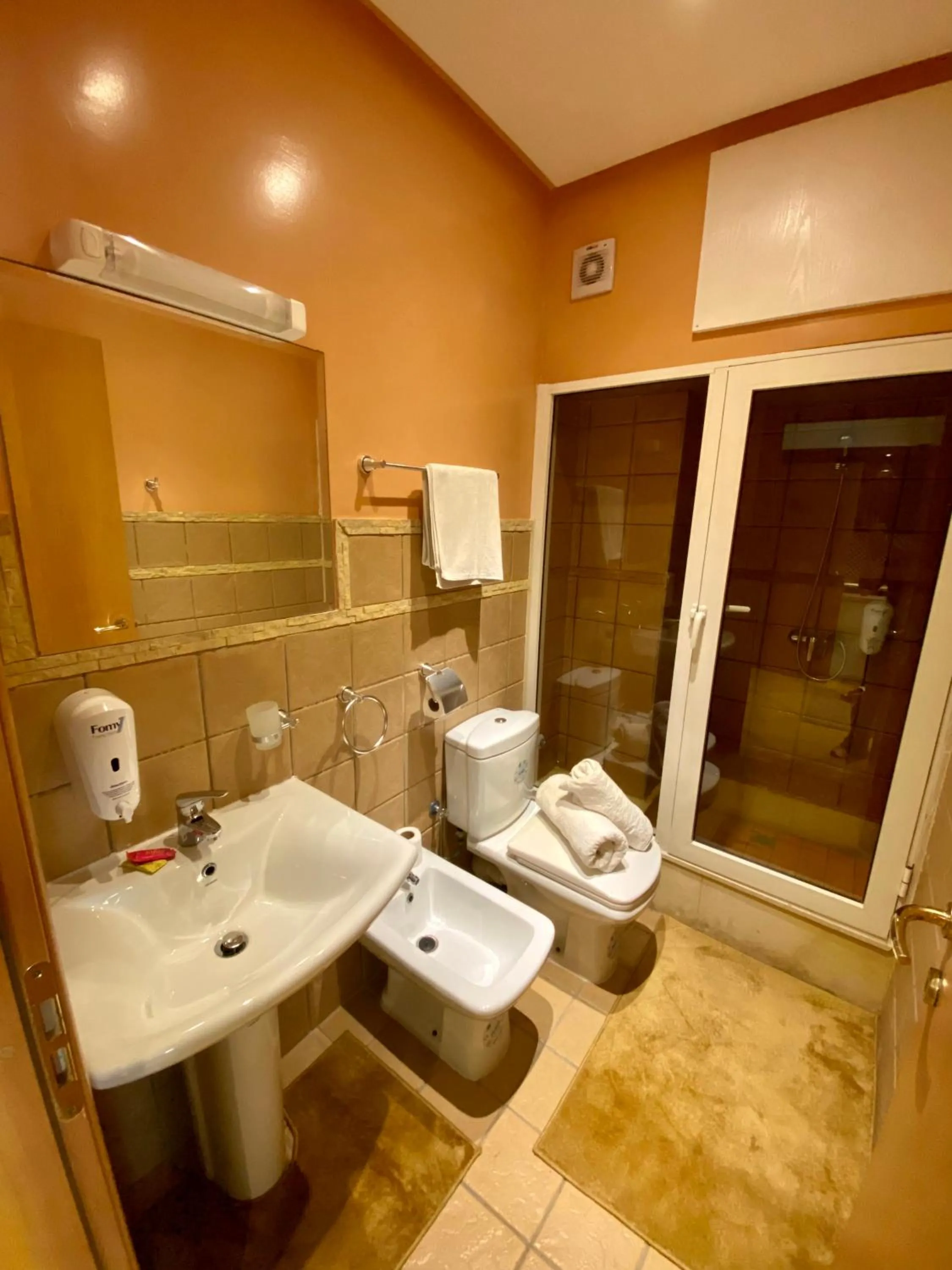 Toilet in Appart Hôtel Oleandro