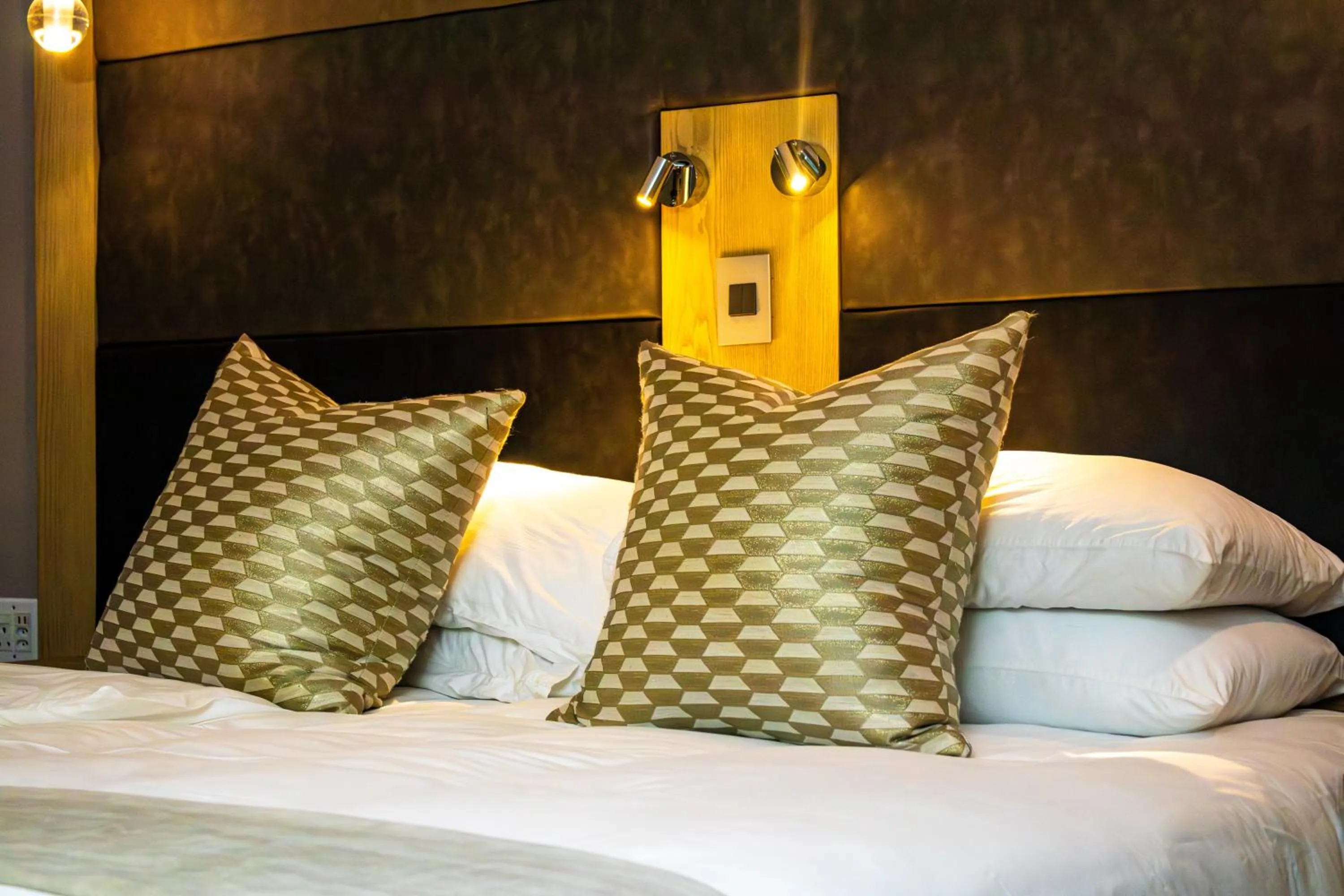 Decorative detail, Bed in Happy Valley Hotel and Casino