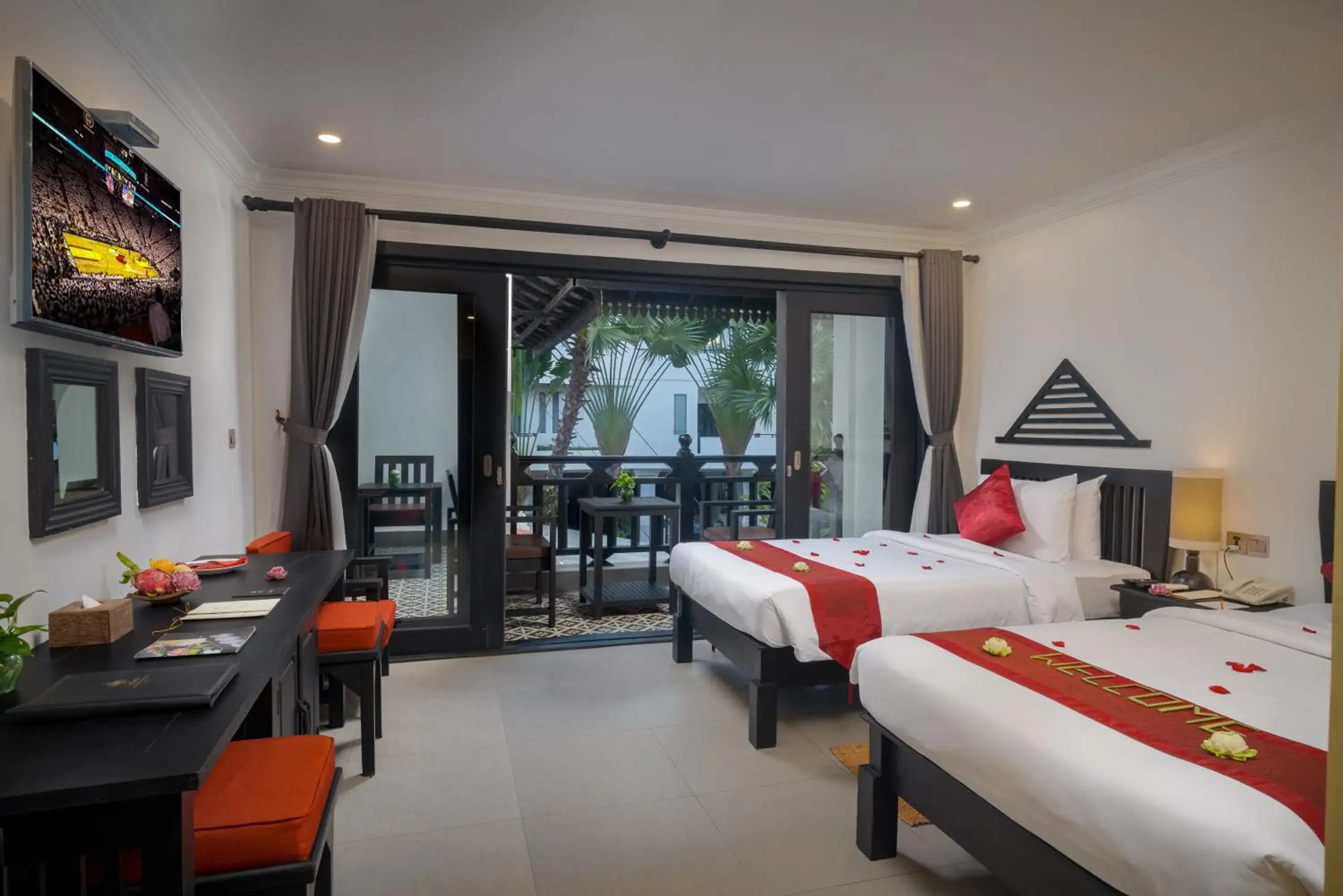 Bedroom, Bed in Khmer Mansion Boutique Hotel Bedroom, Bed in Khmer Mansion Boutique Hotel