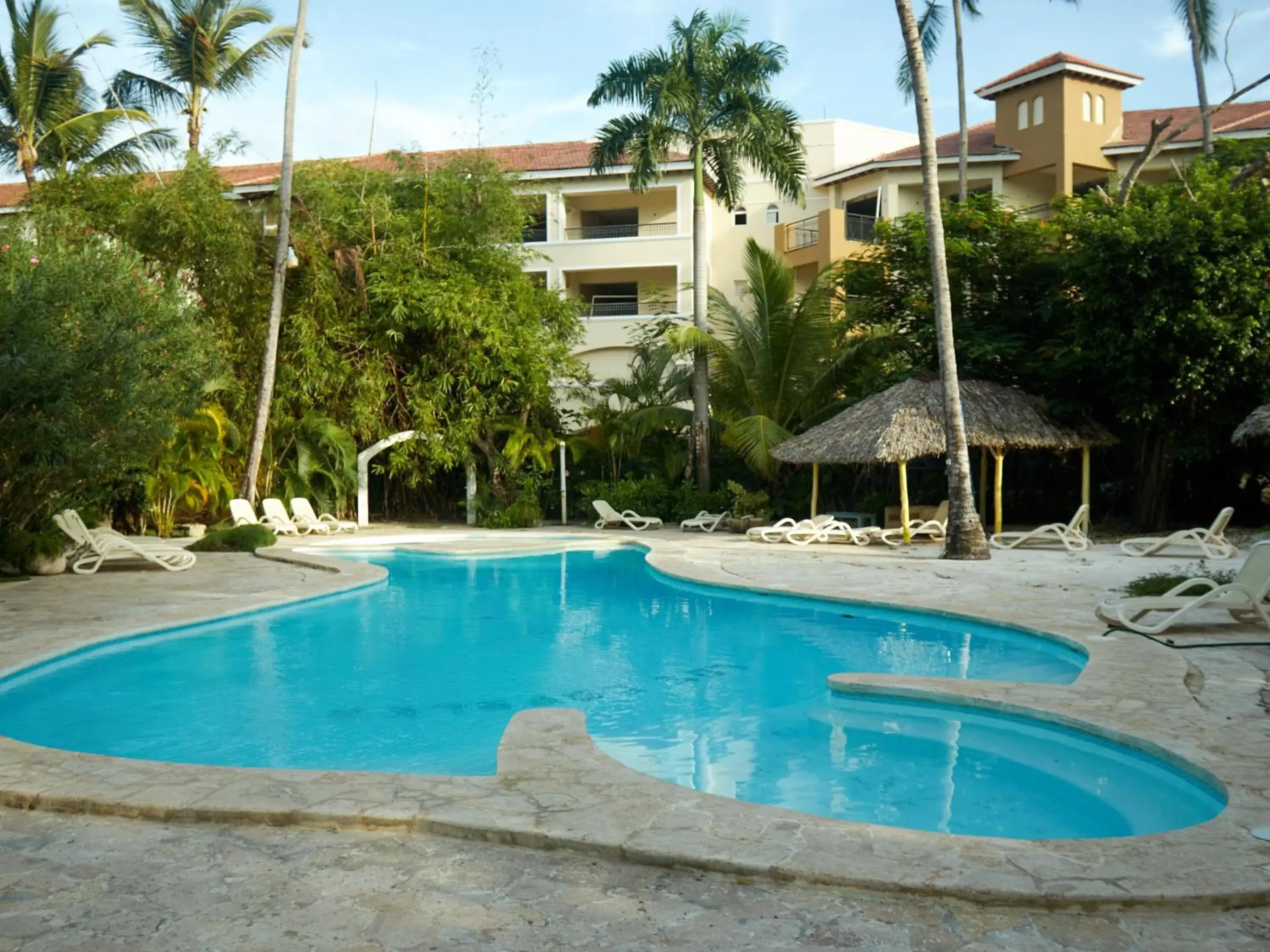 Swimming pool in Los Corales Beach Village Punta Cana - The original Swimming pool in Los Corales Beach Village Punta Cana - The original