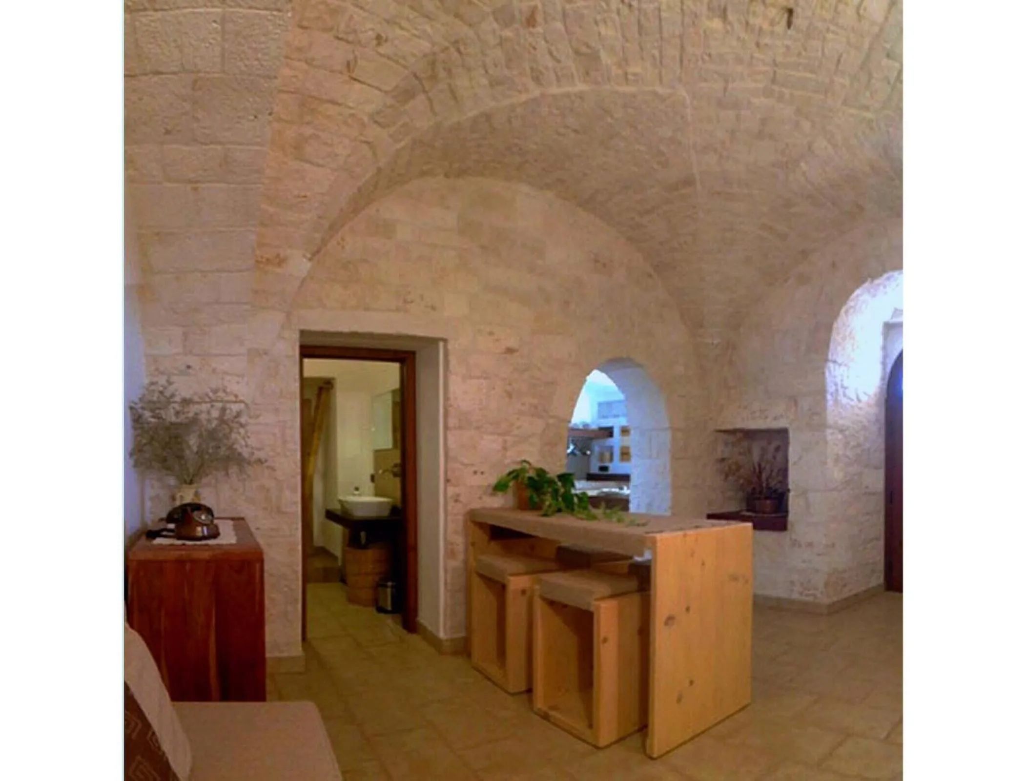 Living room in B&B Via dei Trulli