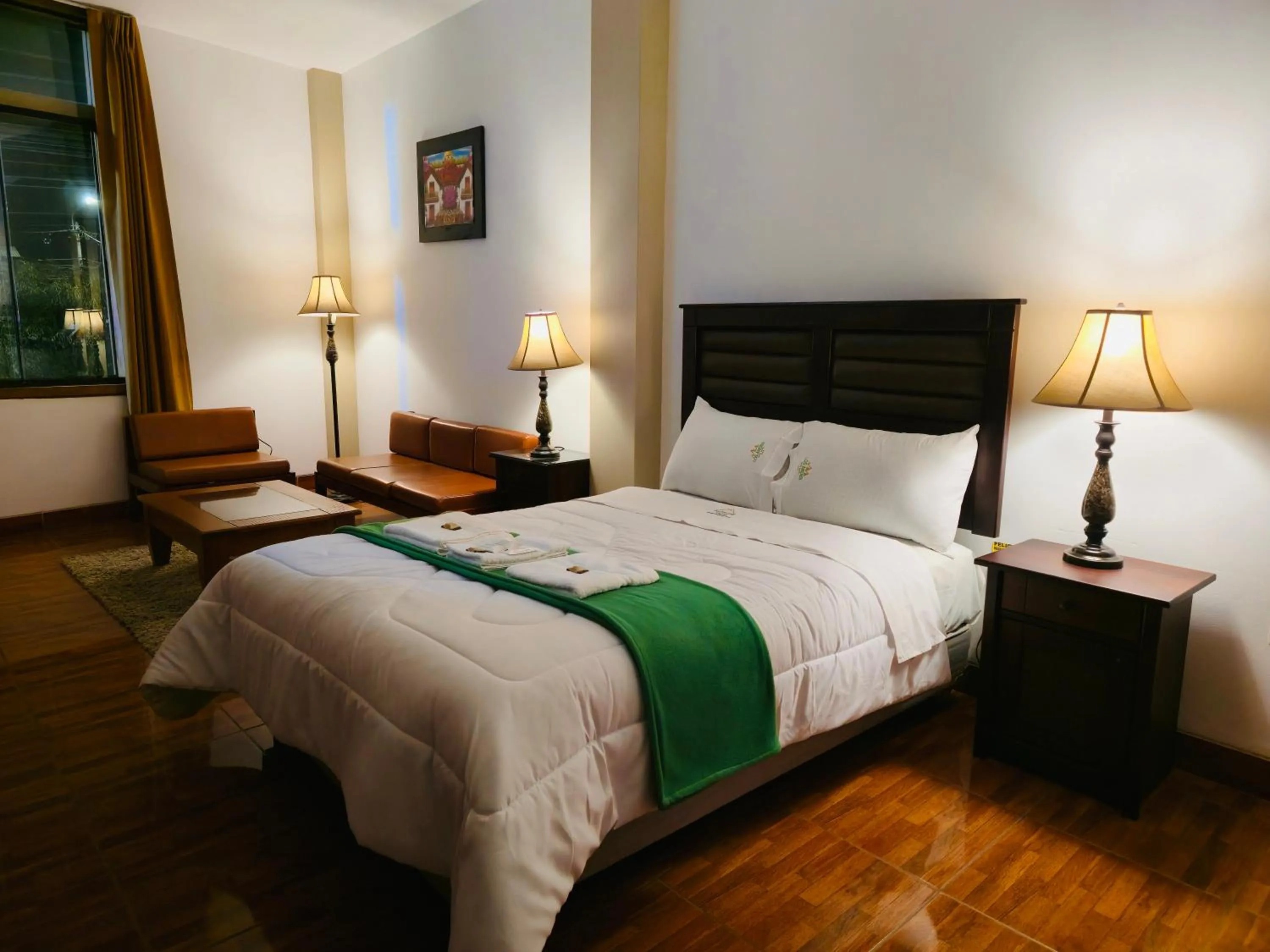 Bed in Hotel Los andes Suite Cajamarca