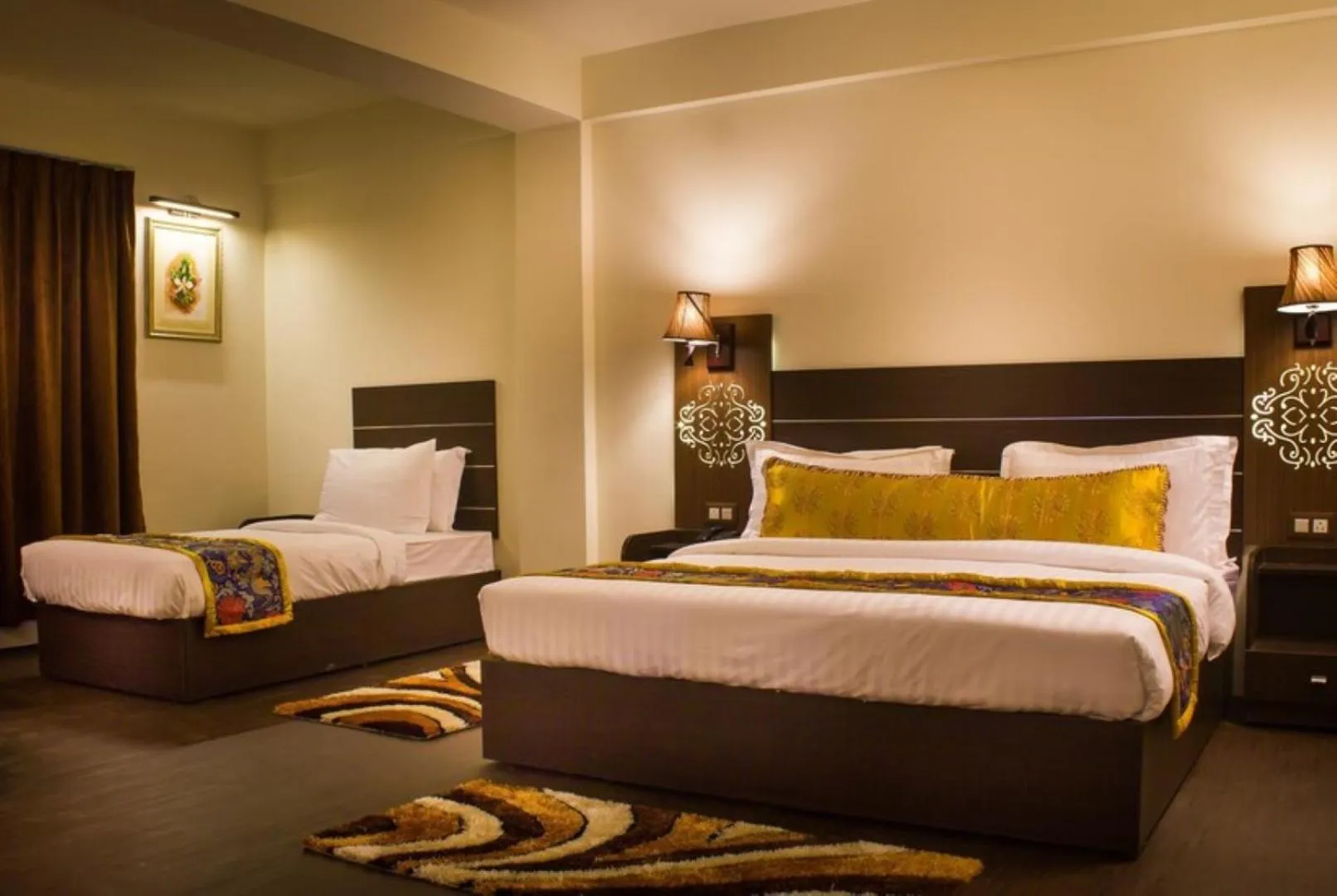 Property building, Bed in Jain Group- Royal Orchid & Spa, Gangtok