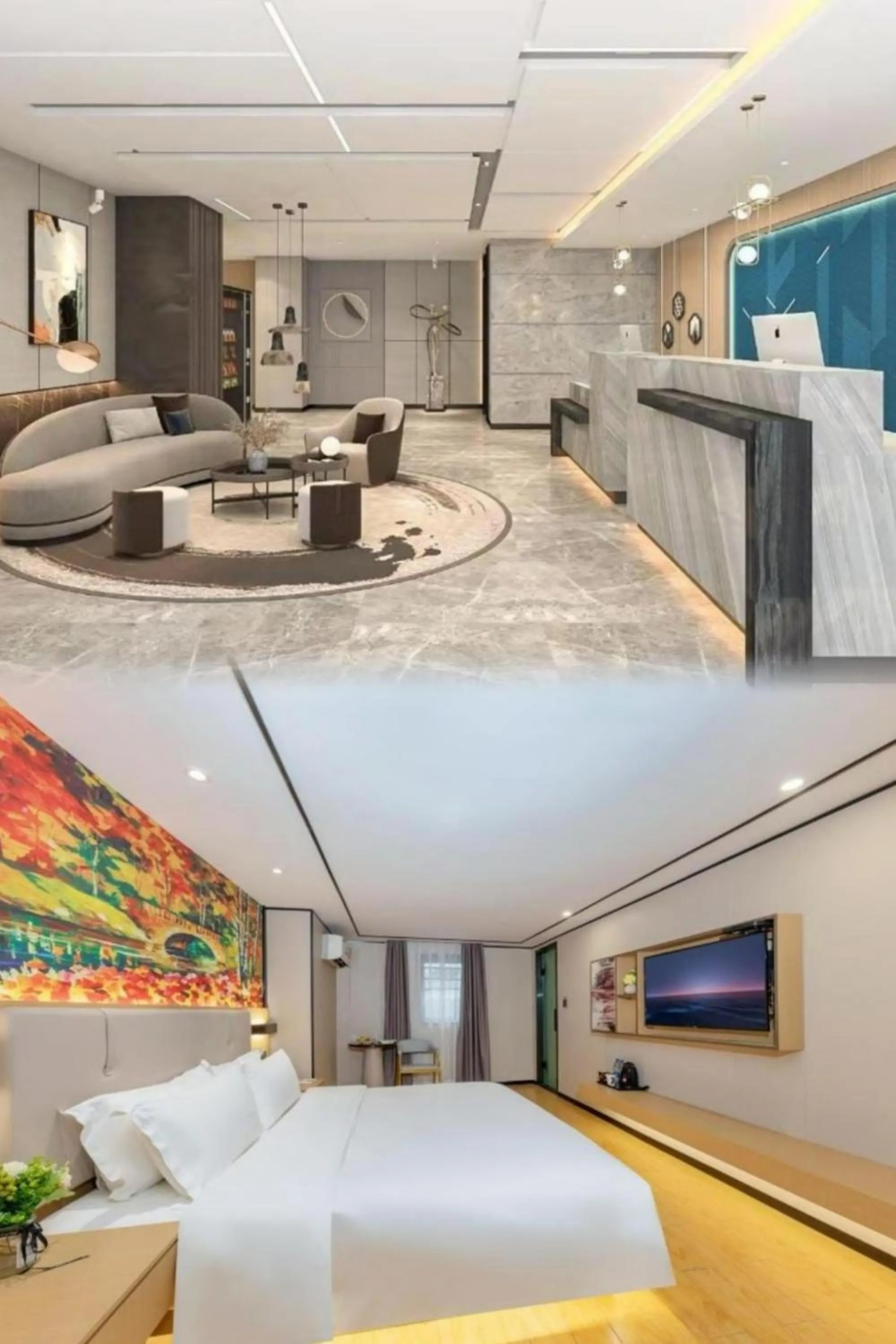 TV and multimedia in Yimimi Apartment - Guangzhou 13th Line Yide Road Metro Station