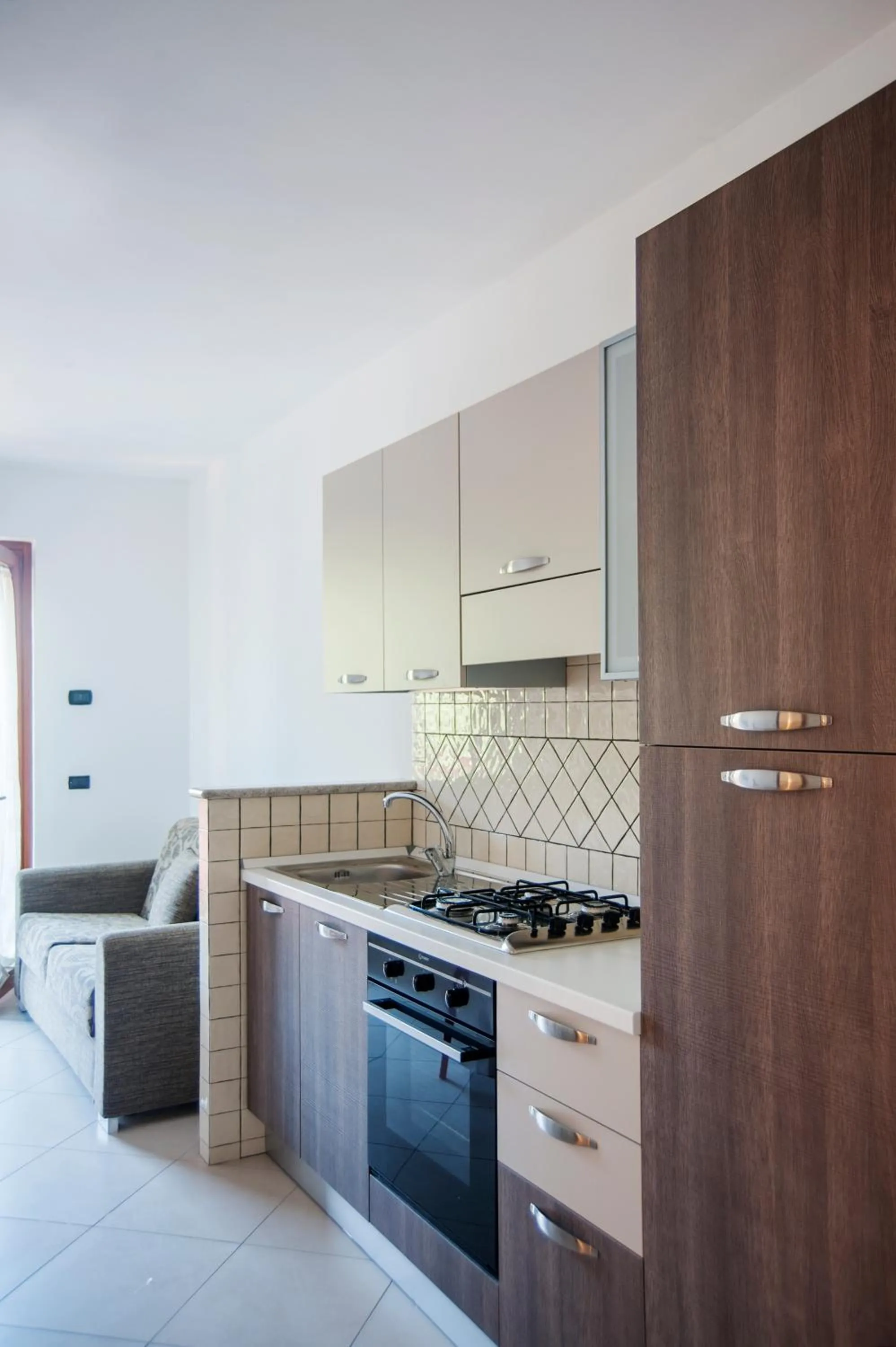 Kitchen or kitchenette in Residence Gli Ulivi di Eolo