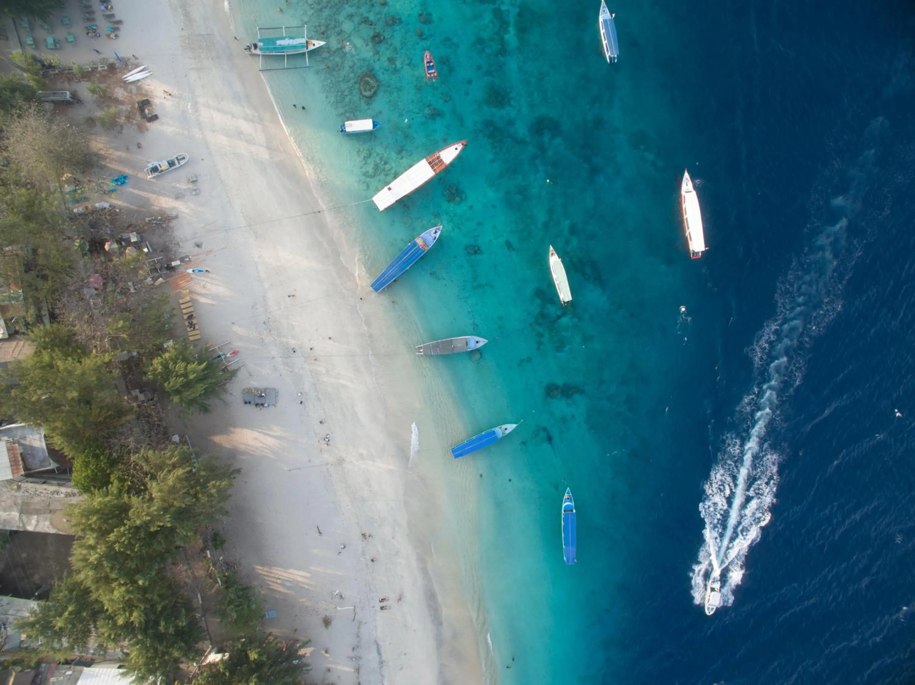 Beach in Creative Trawangan Stay