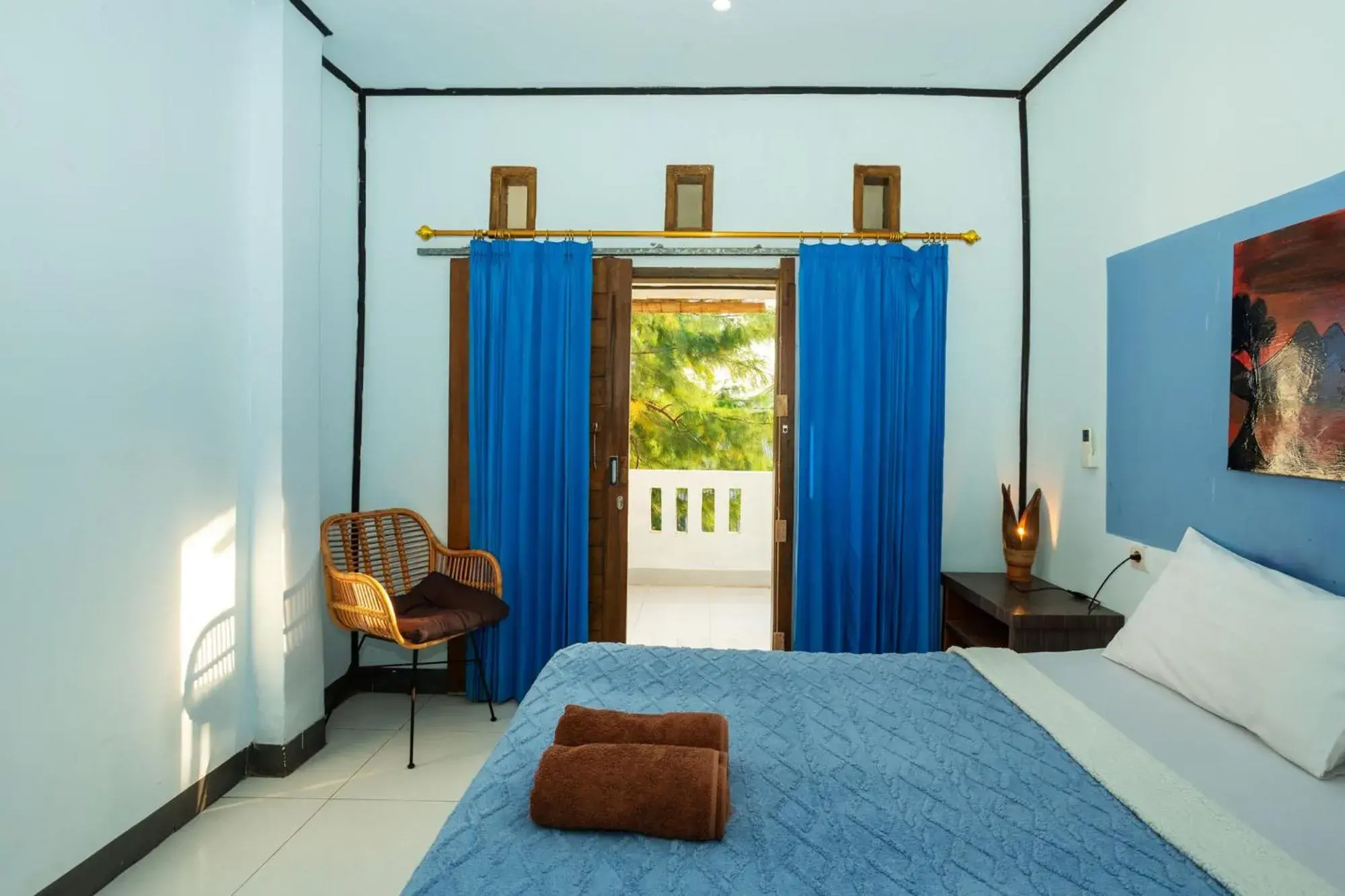 Bedroom, Bed in Creative Trawangan Stay Bedroom, Bed in Creative Trawangan Stay