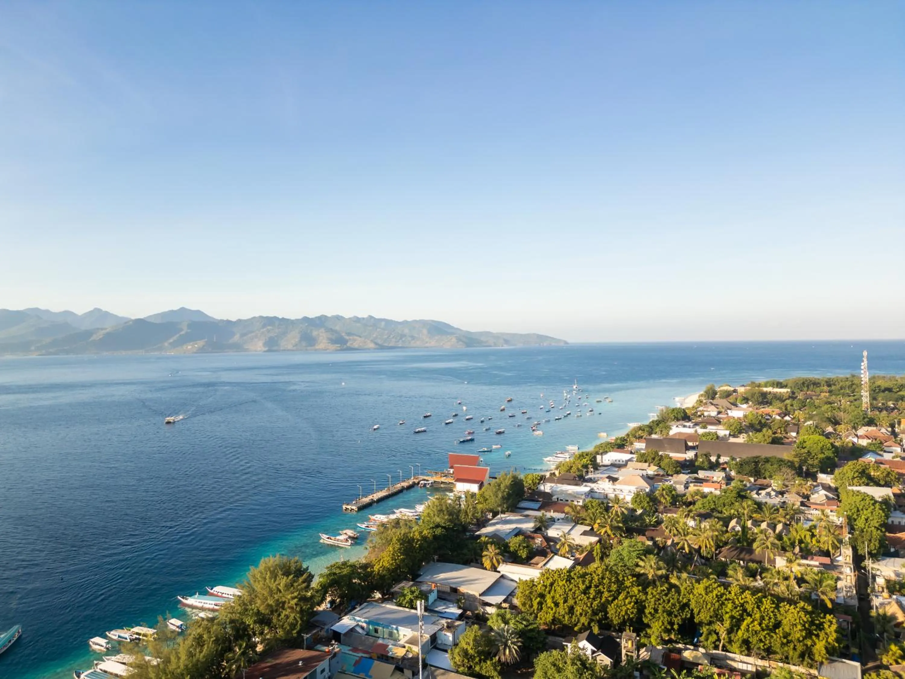 Beach in Creative Trawangan Stay